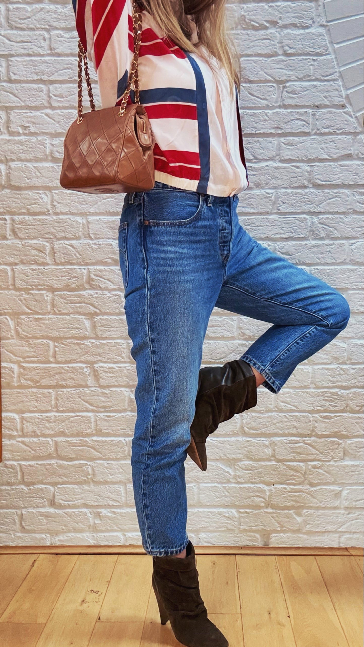 Chanel 1994 CC Lambskin Quilted Shoulder Bag