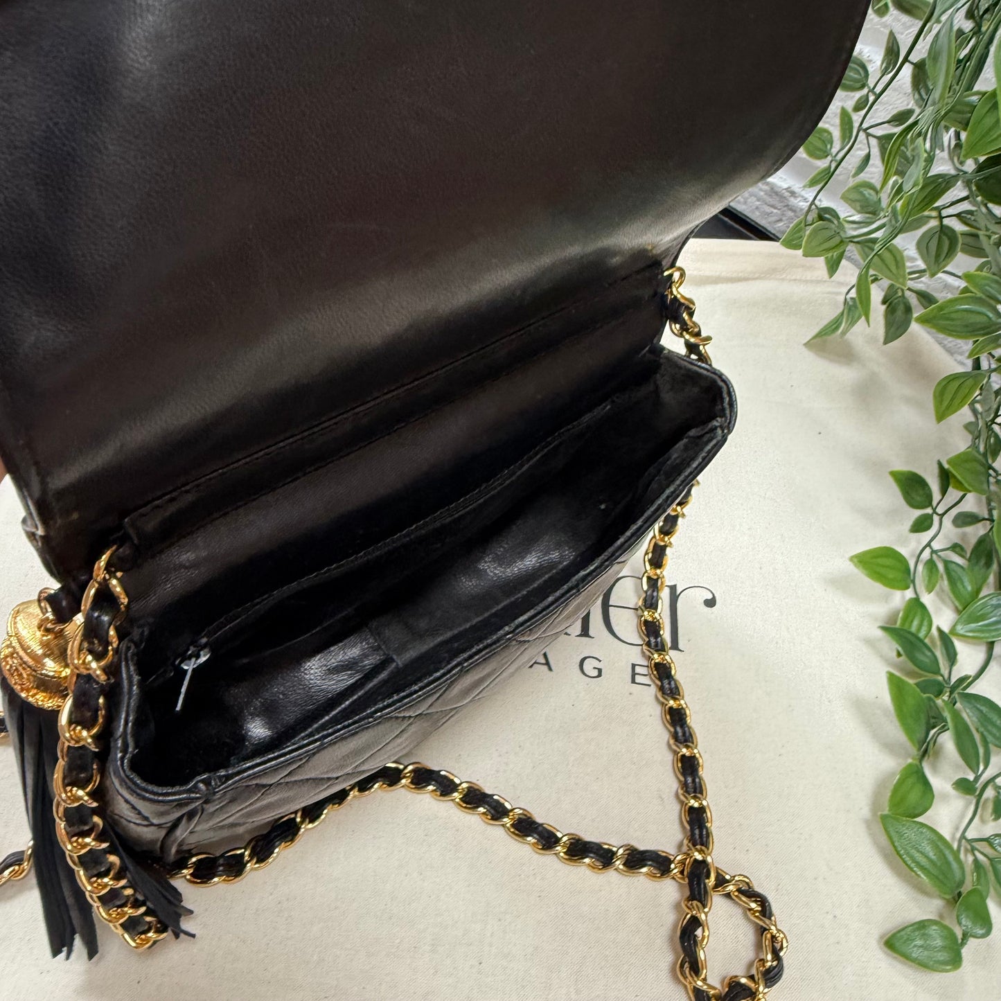 Chanel 1986 Tassel Full Flap Rectangle