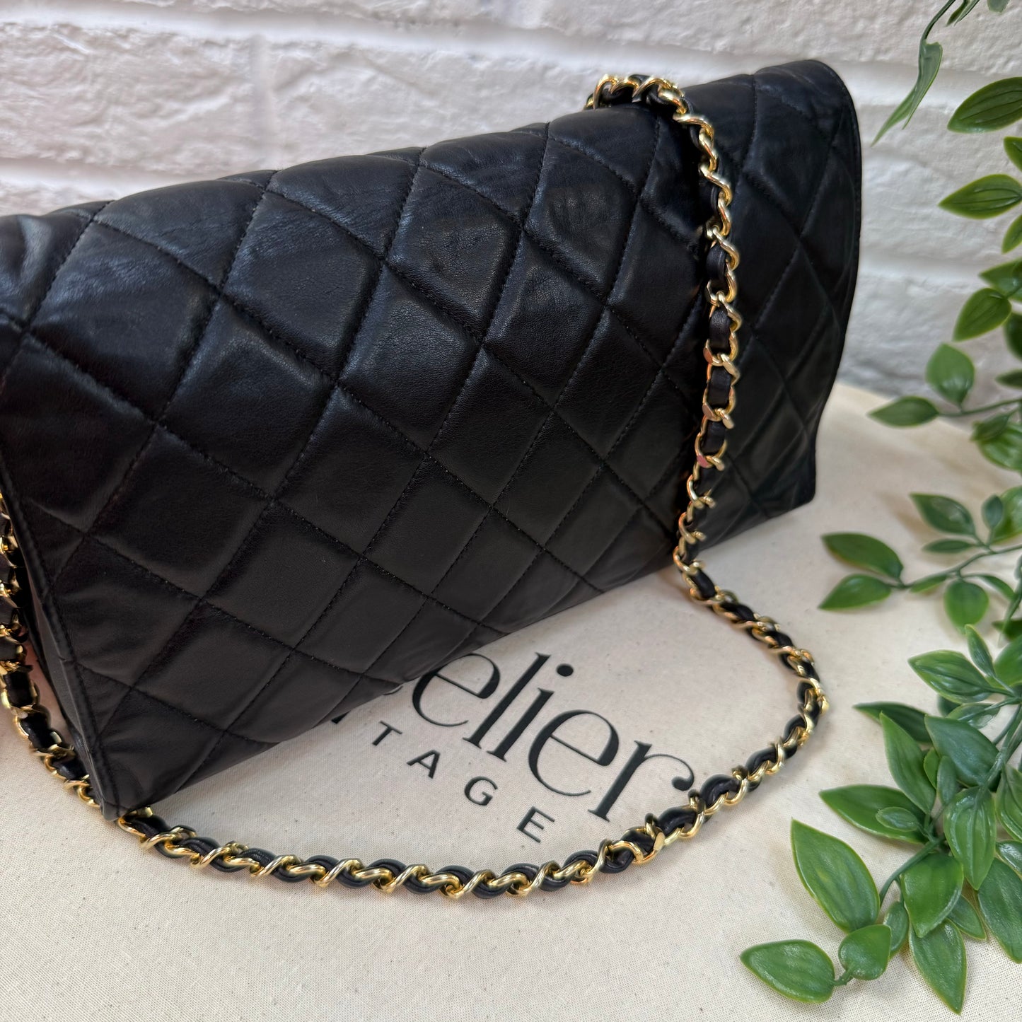 Chanel Early 1980s Quilted Lambskin Single Flap