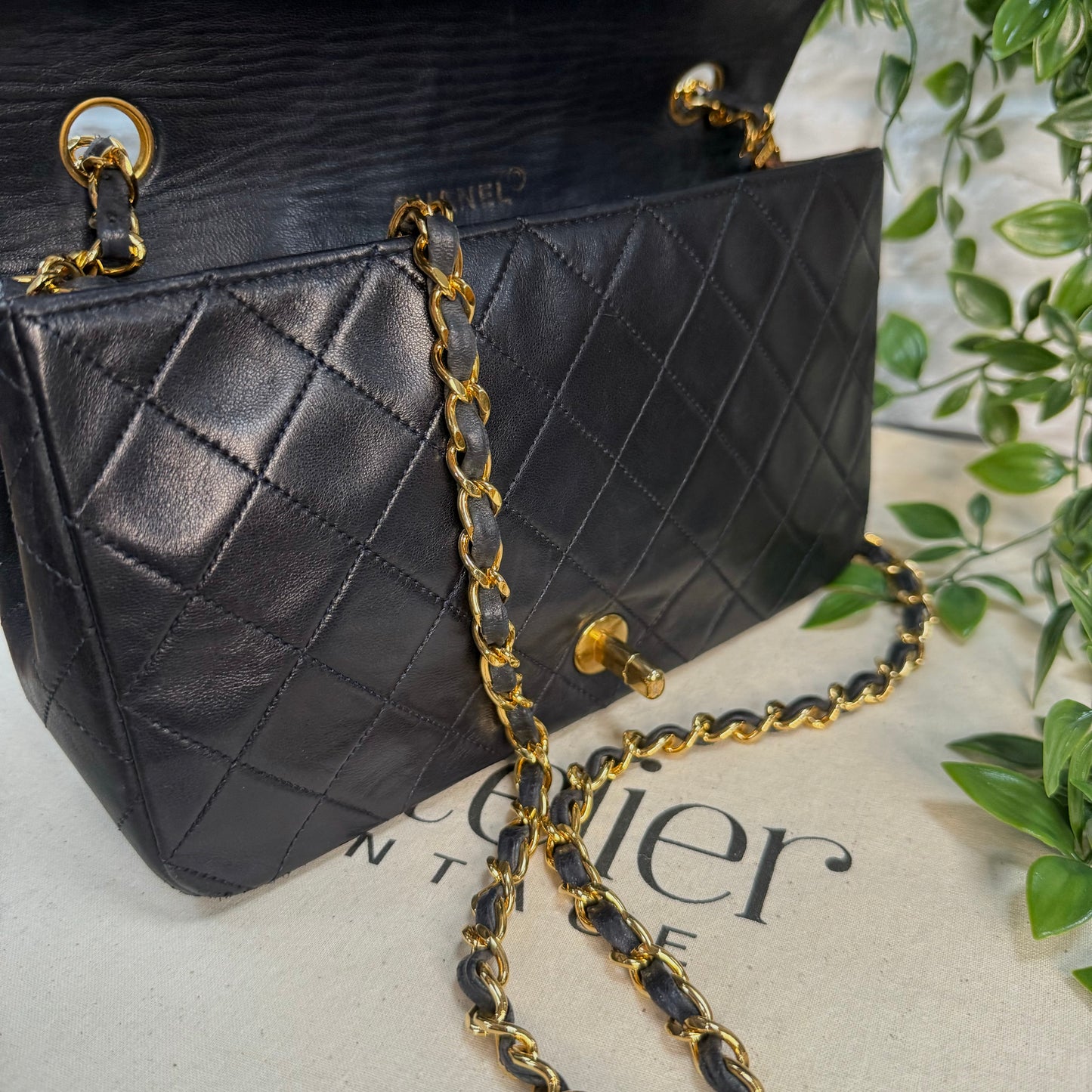 Chanel 1989 Classic Medium Navy Rectangle Full Flap