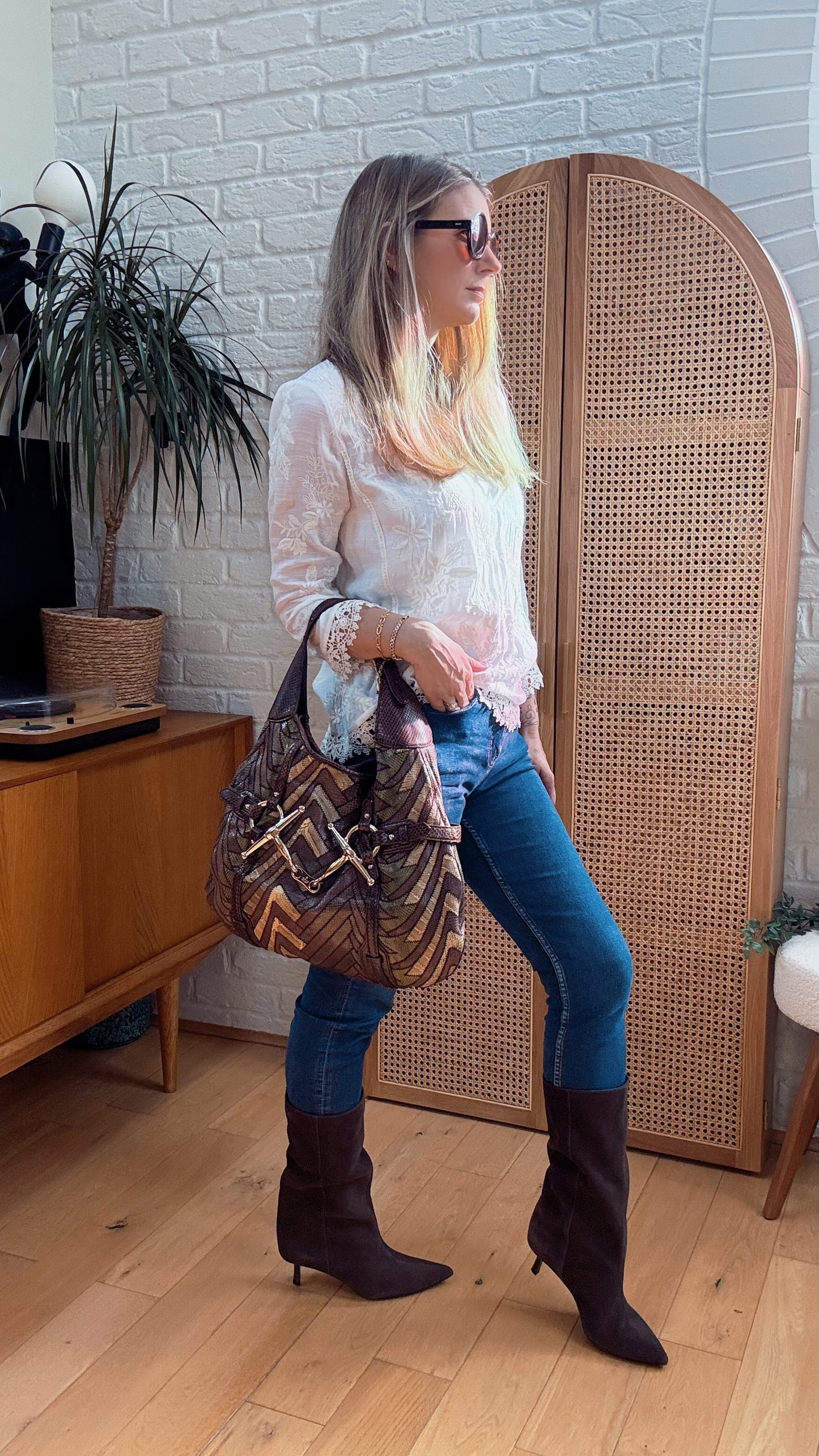 Gucci 2006 Rare & Limited Edition 85th Anniversary Hobo Tote