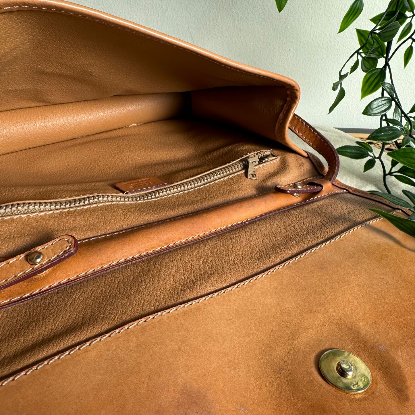 Celine Macadam Beige Shoulder Bag