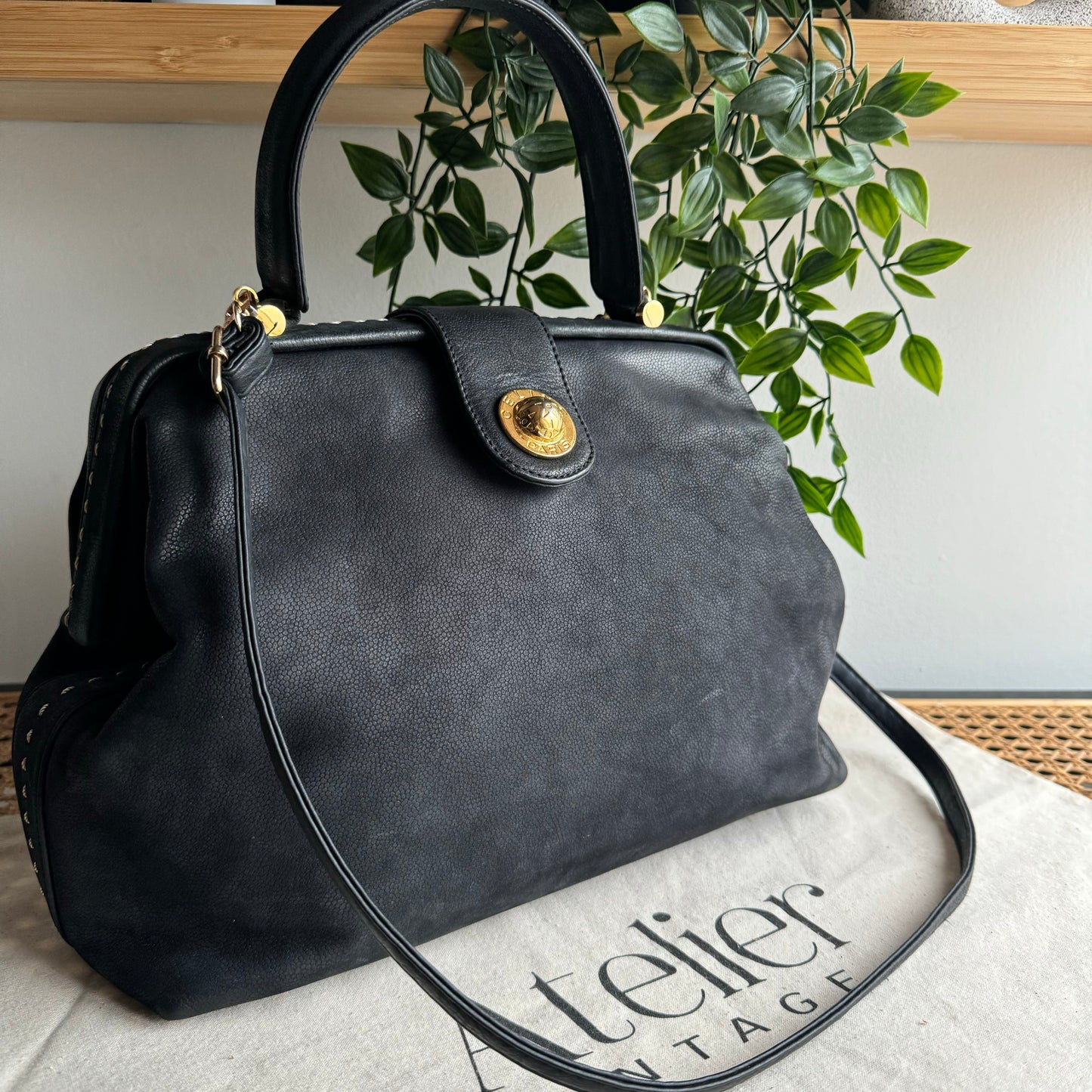 Celine 1980s Star Clasp Two Way Bag