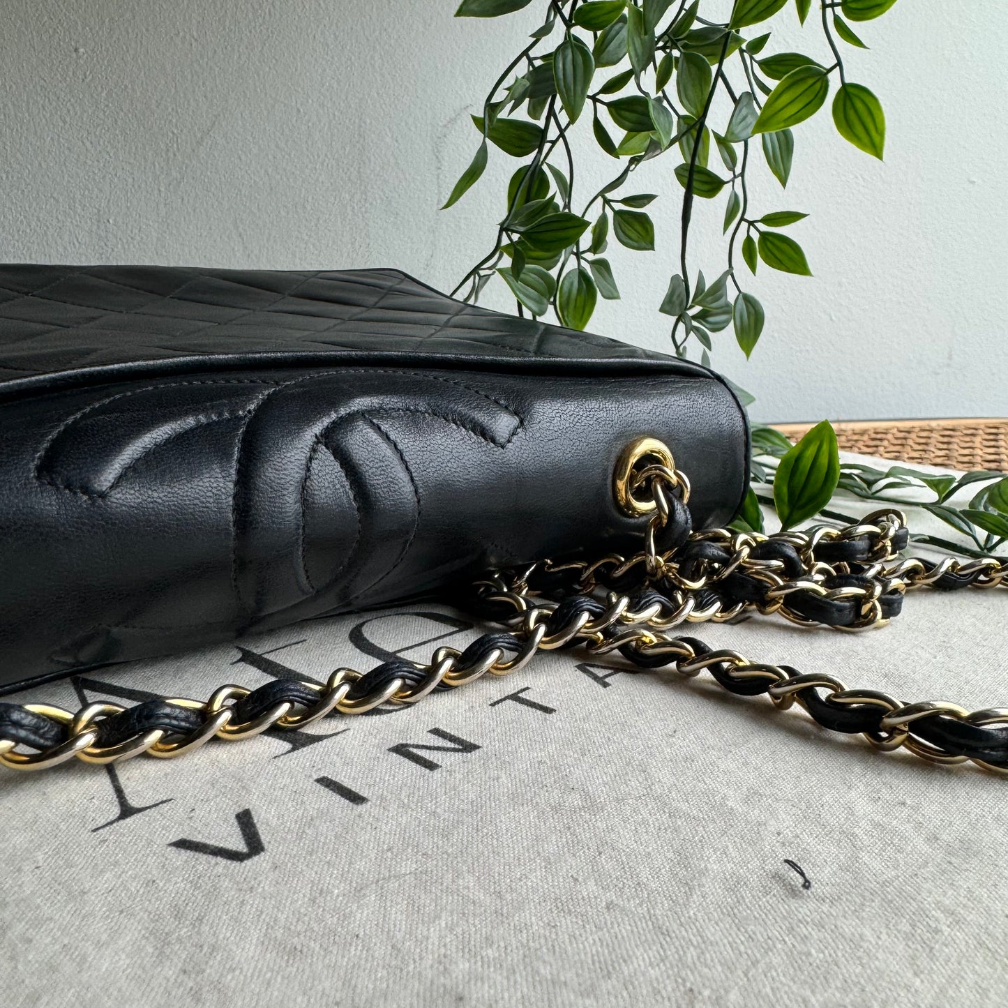 Chanel 1989 Full Flap CC Shoulder Bag
