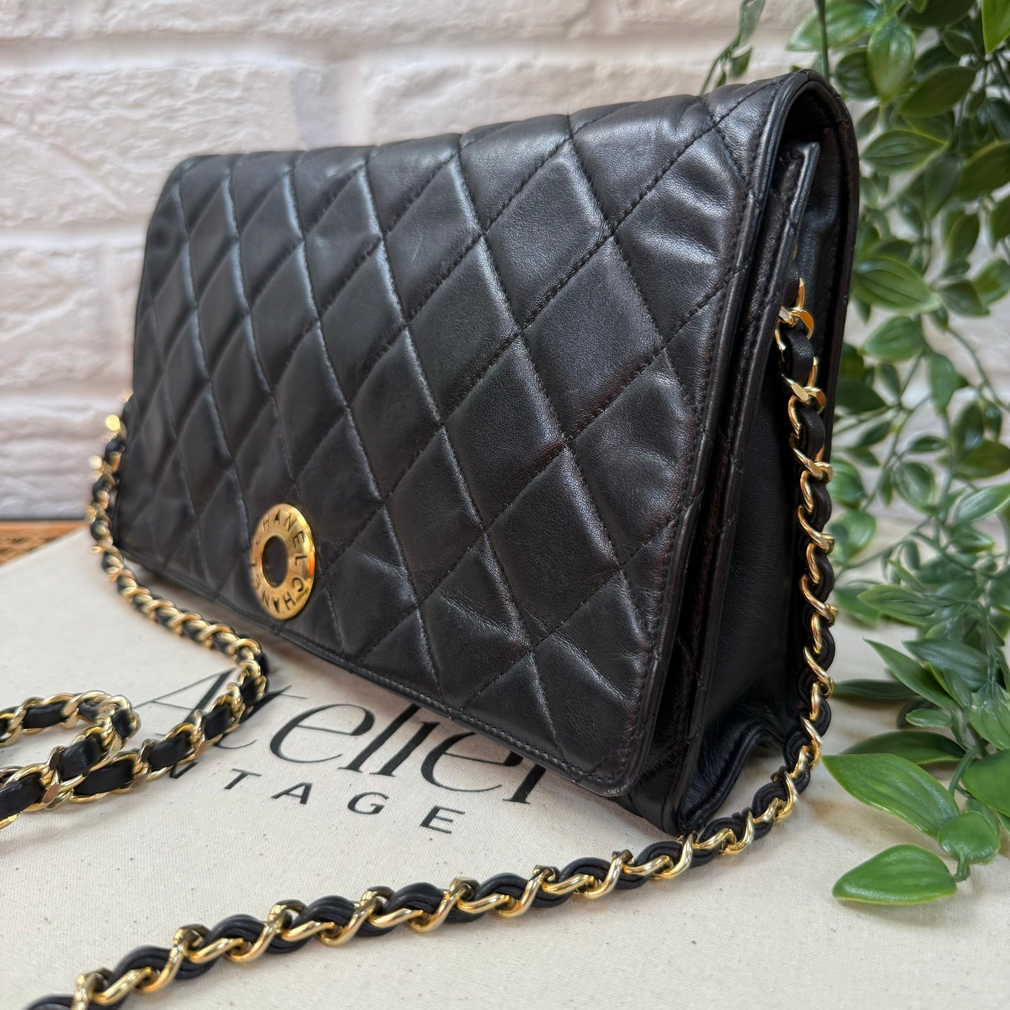 Chanel Early 1980s Quilted Lambskin Single Flap
