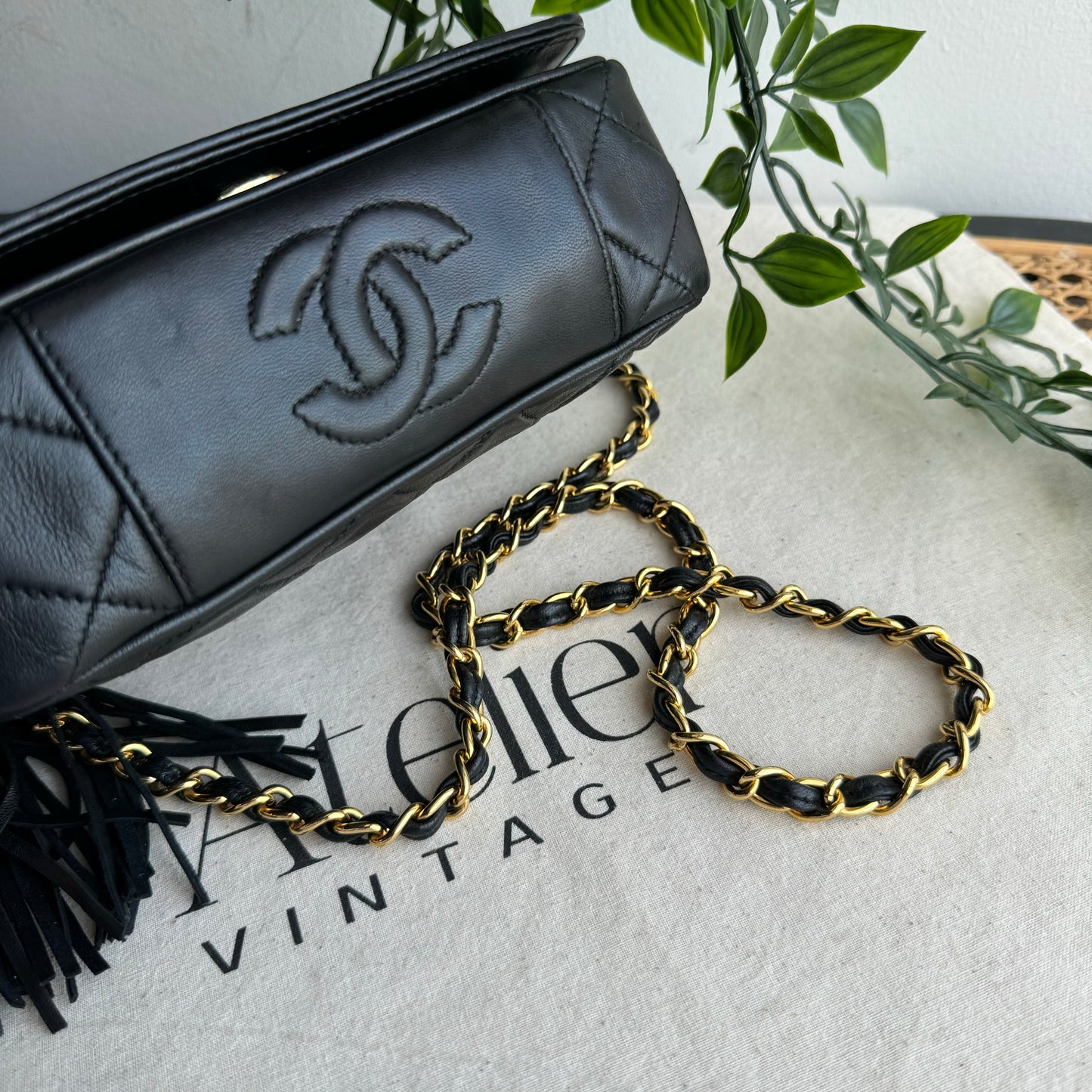 Chanel 1986 Full Flap Tassel Bag