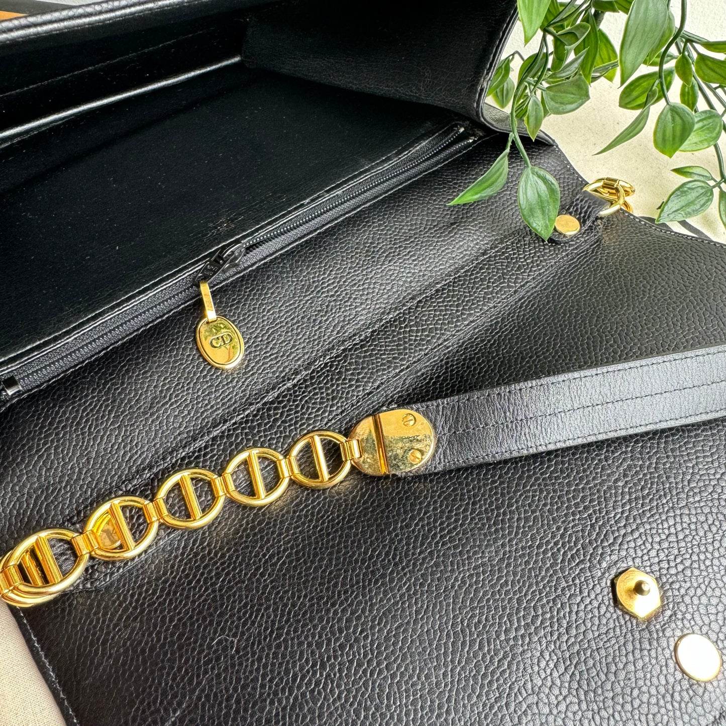 Dior 1980s Rare Chain Strap Bag