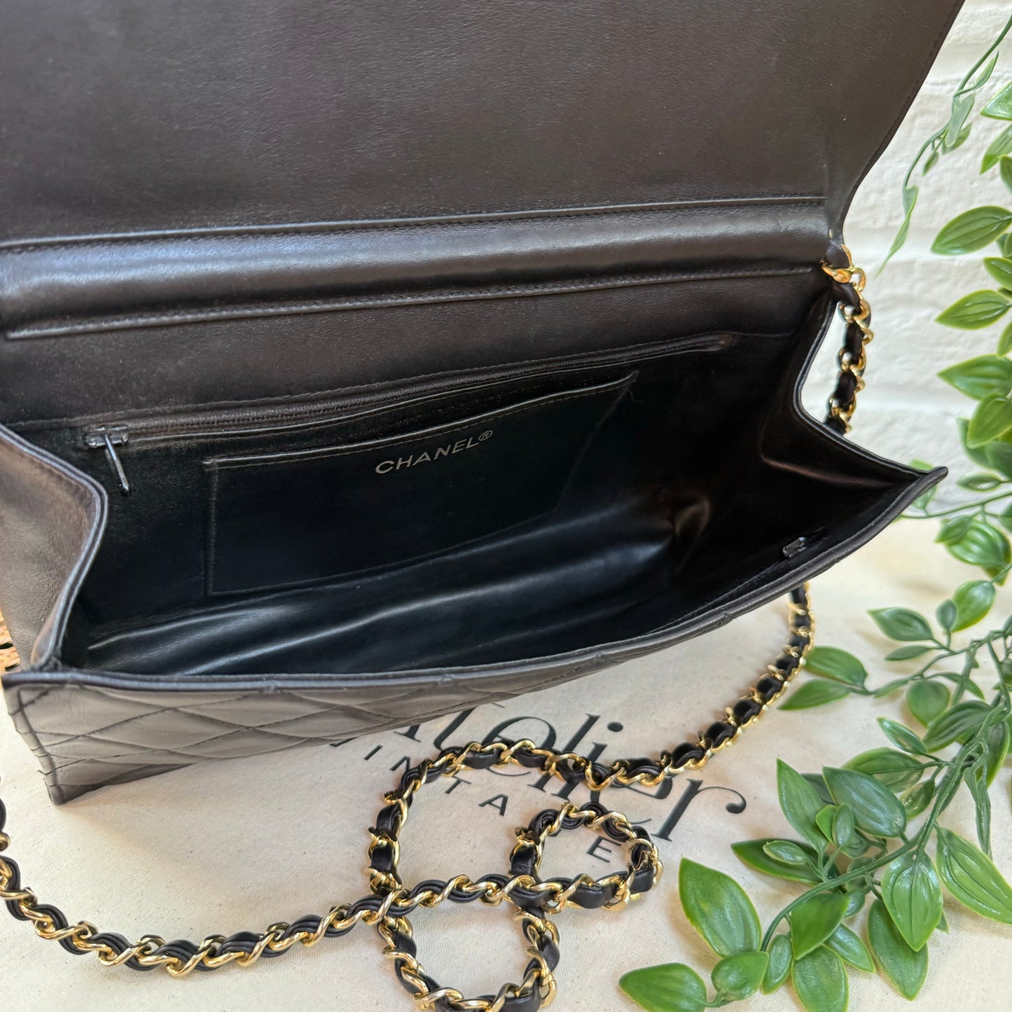 Chanel Early 1980s Quilted Lambskin Single Flap