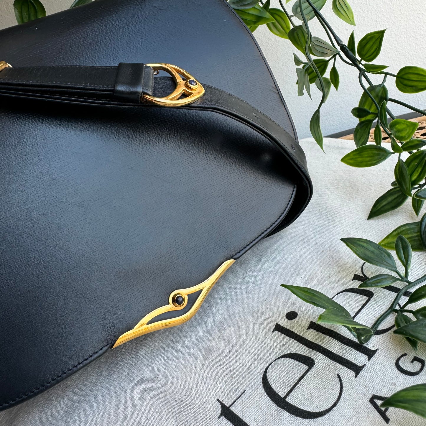 Cartier 1980s Sapphire Collection Shoulder Bag