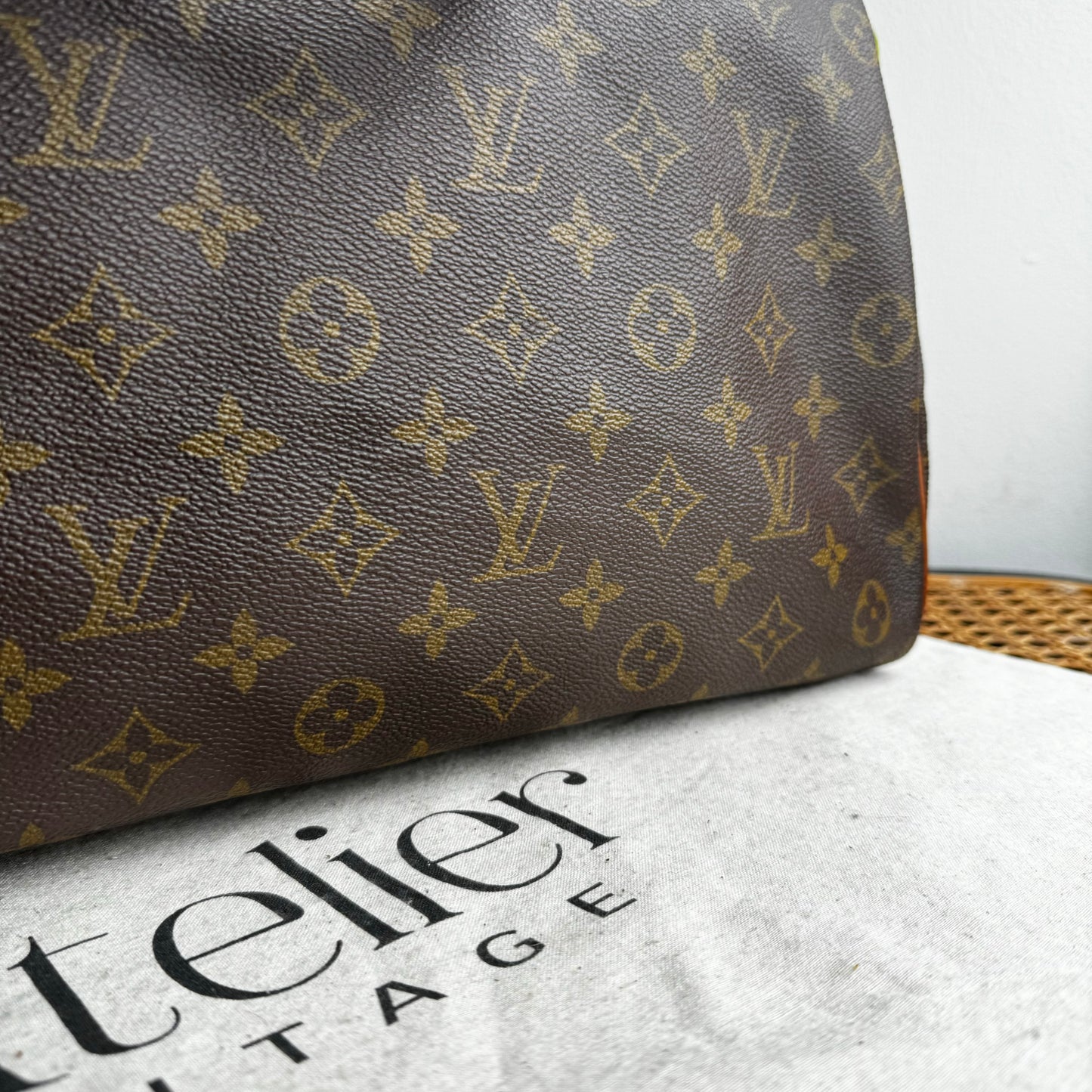 Louis Vuitton Early 1980s Speedy 35