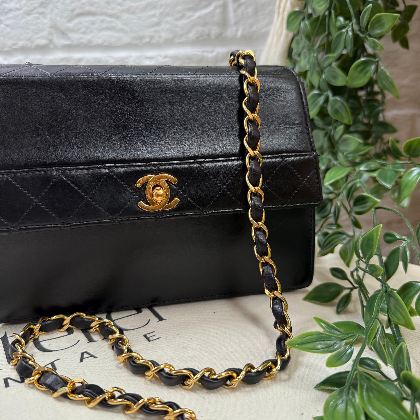 Chanel 1986 Quilted Lambskin Trapeze Bag