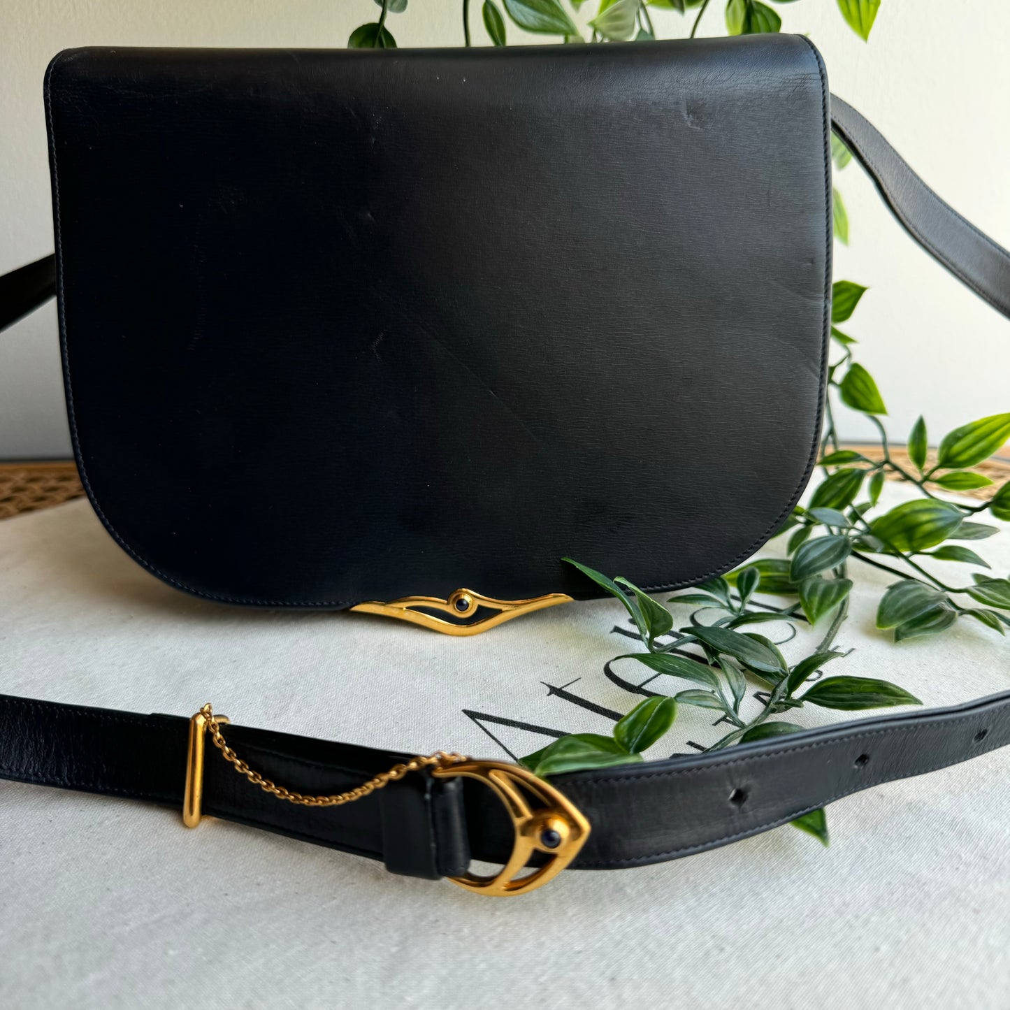 Cartier 1980s Sapphire Collection Shoulder Bag