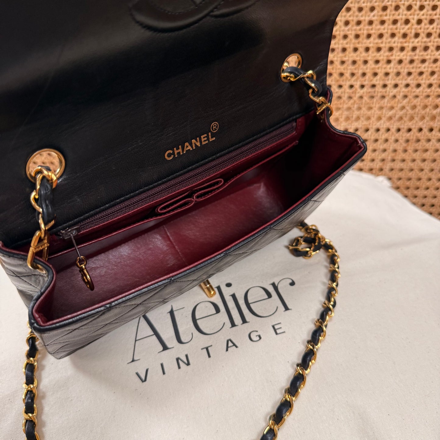 Chanel 1989 Classic Medium Rectangle Full Flap