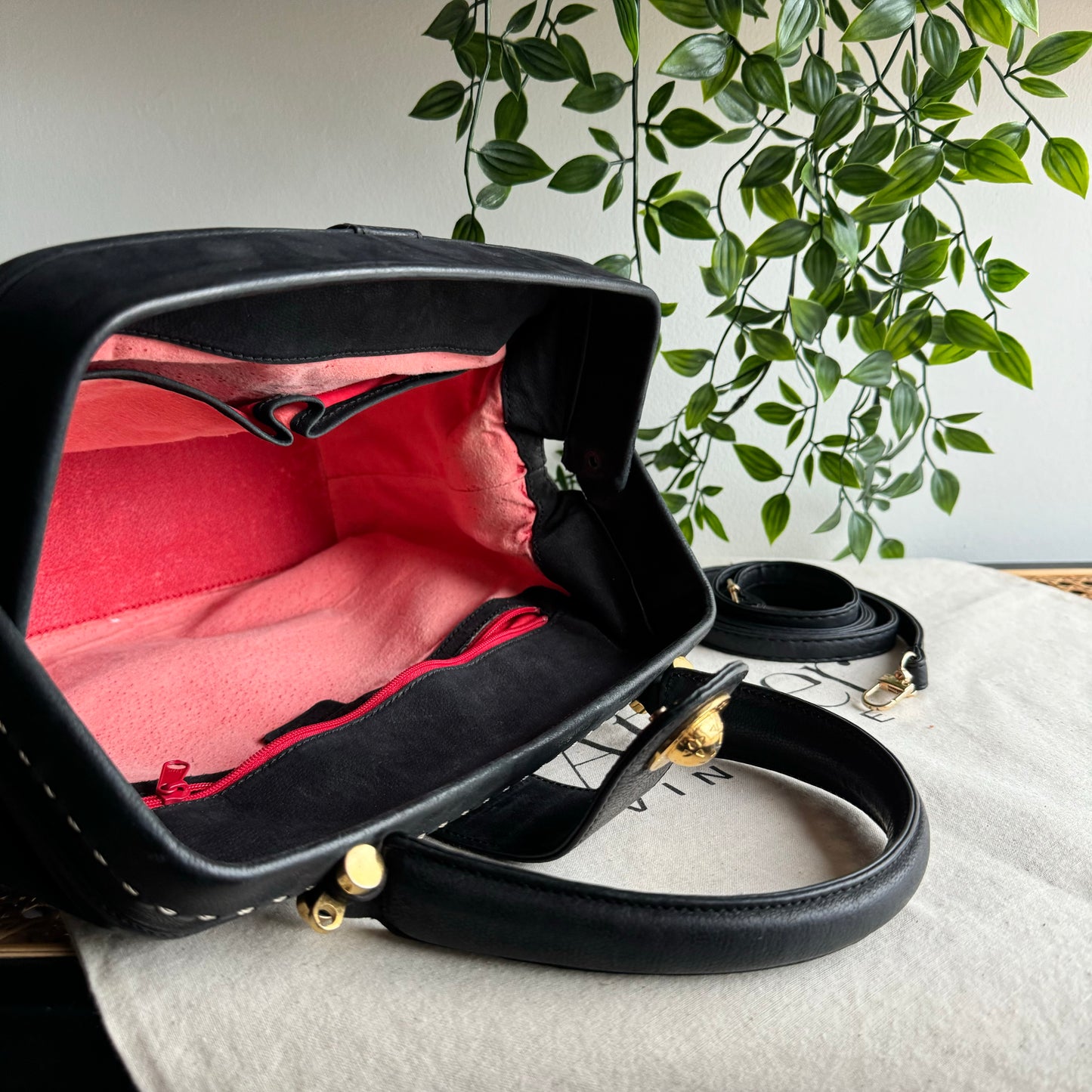 Celine 1980s Star Clasp Two Way Bag