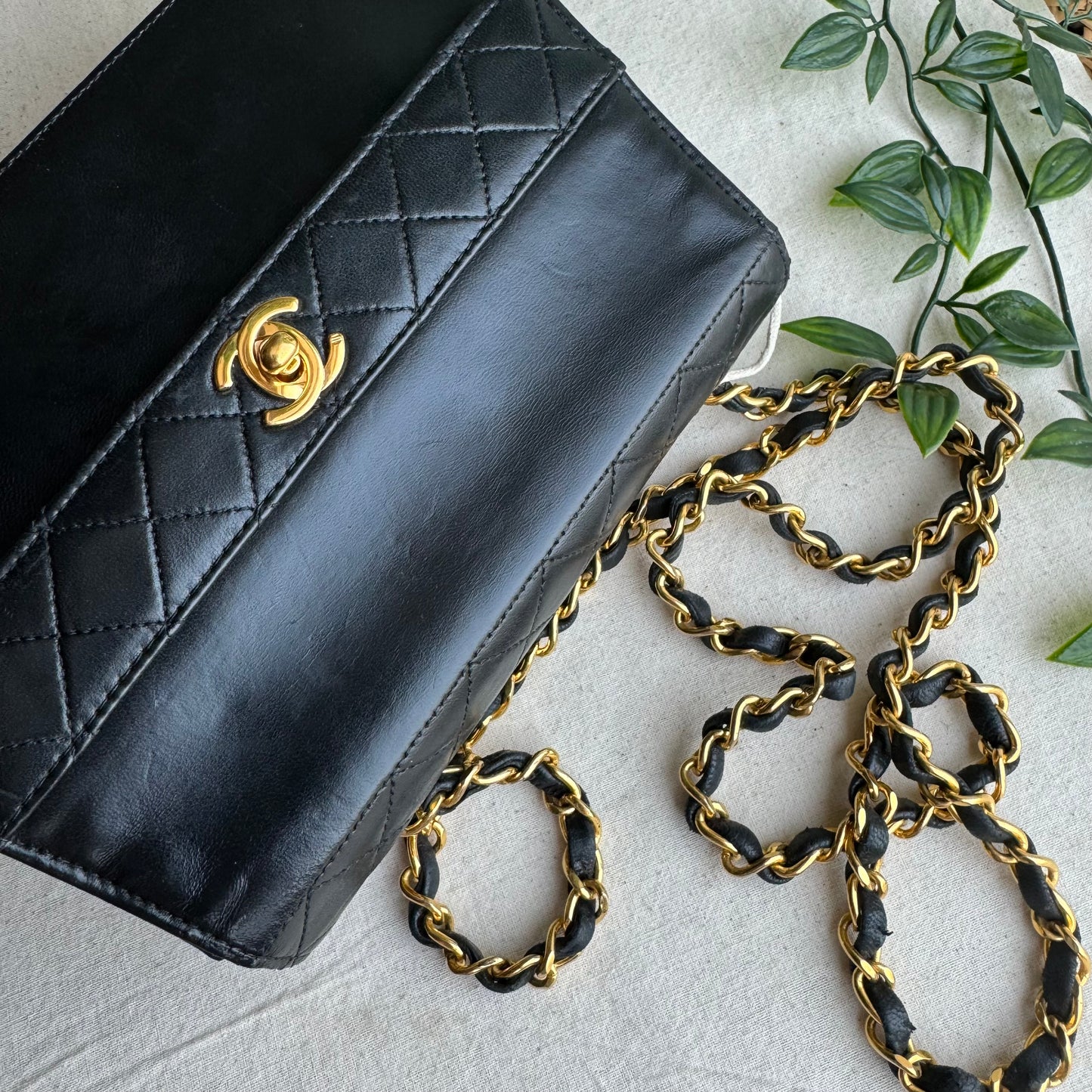 Chanel 1989 Quilted Lambskin Trapeze Bag