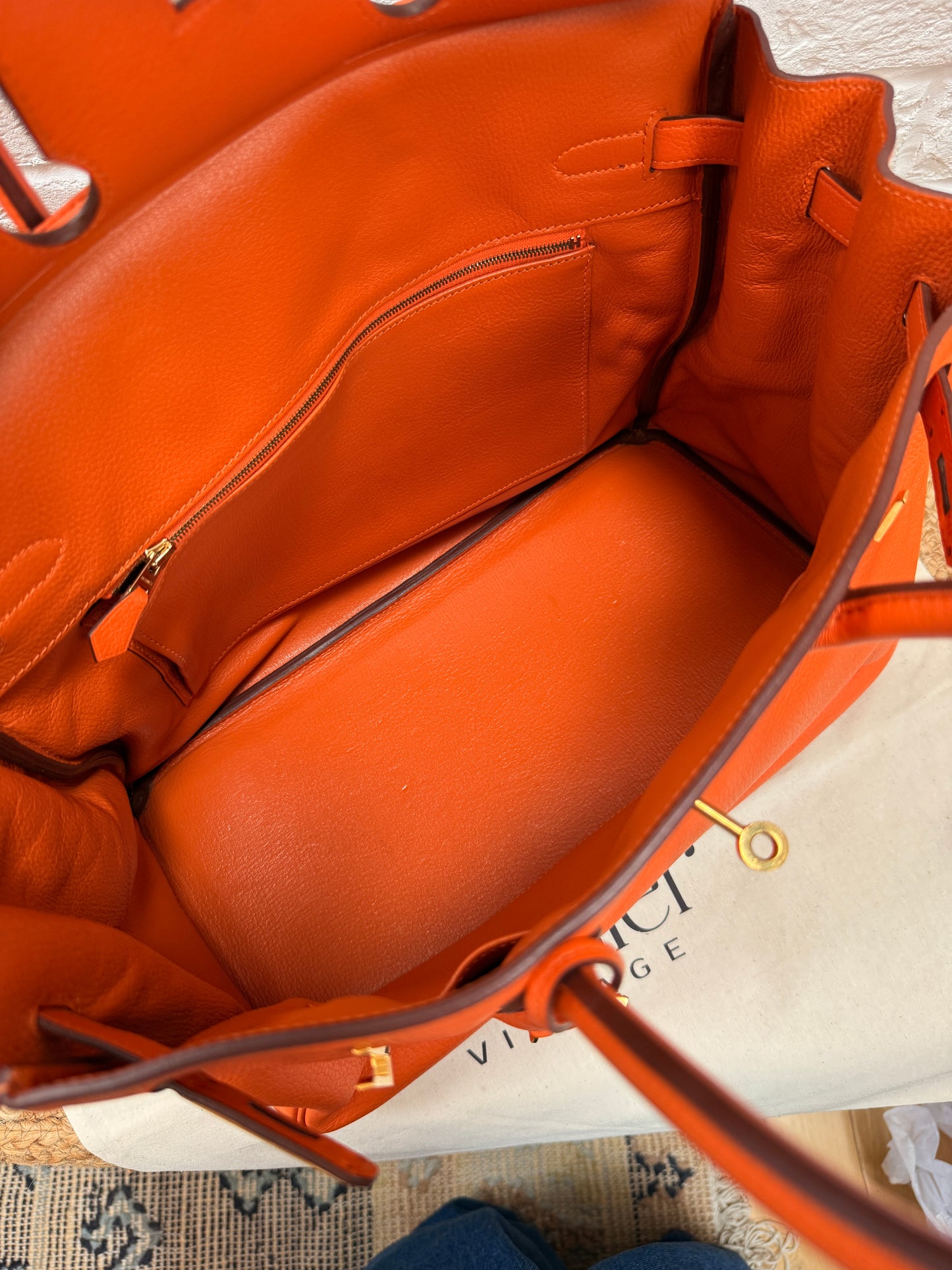 Hermes Birkin 35 Clemence Leather 2011