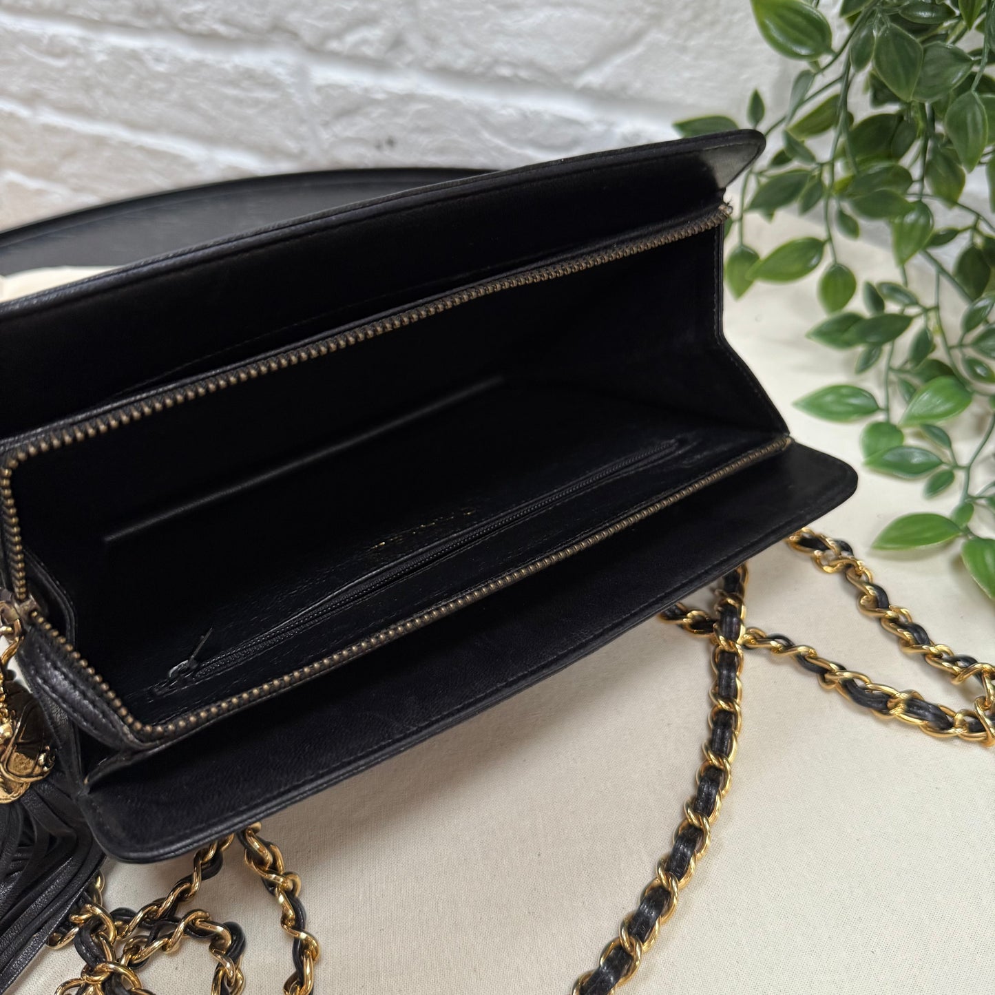 Chanel 1989 Cross Body Tassel Mini zip Tote