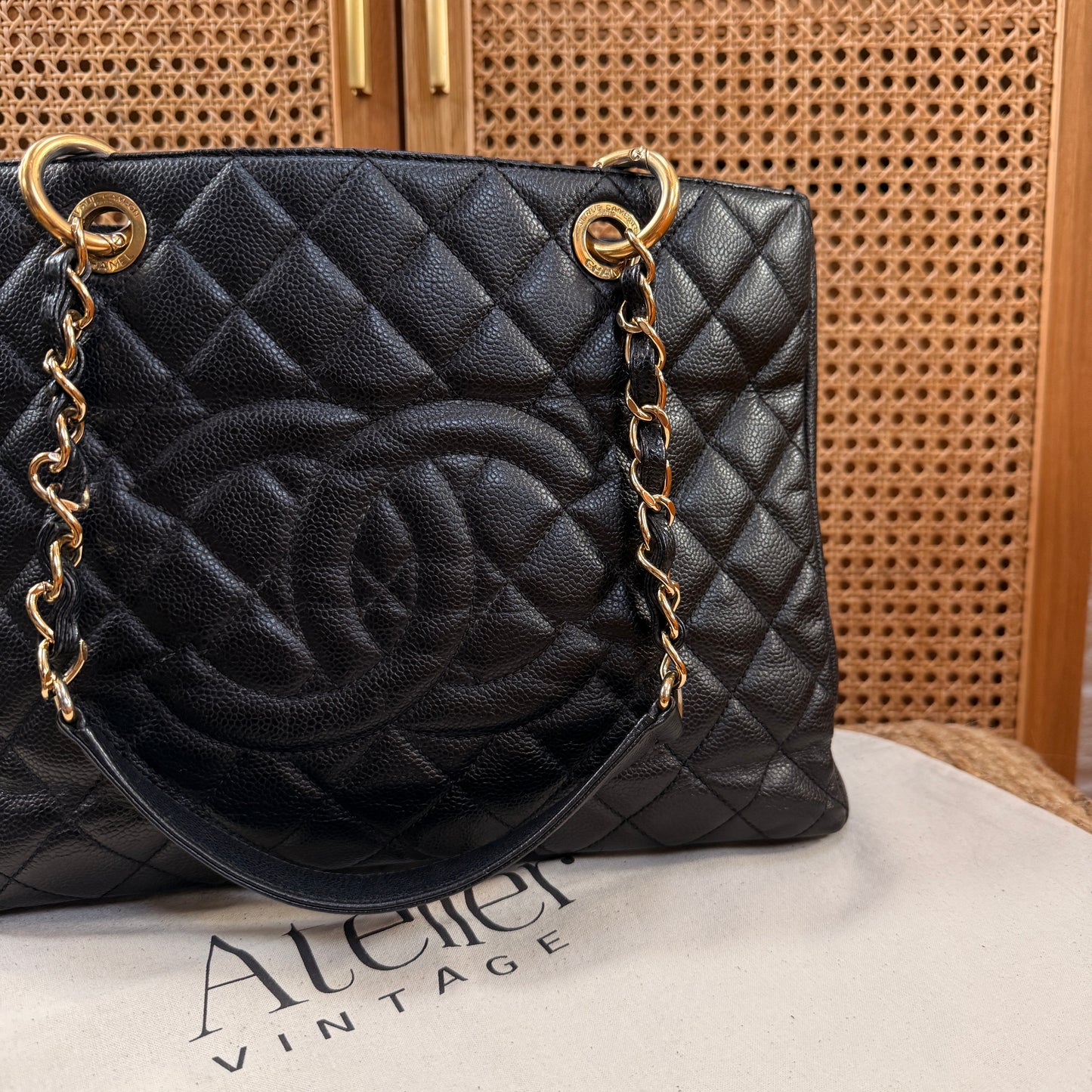 Chanel 2013 Classic Black Caviar GST