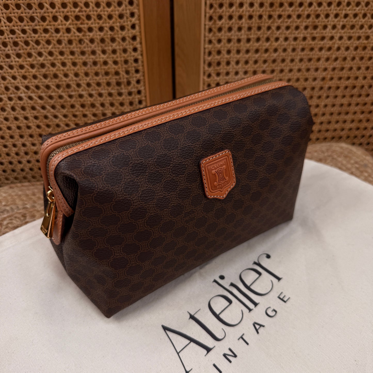 Celine Macadam Print Clutch/Pouch