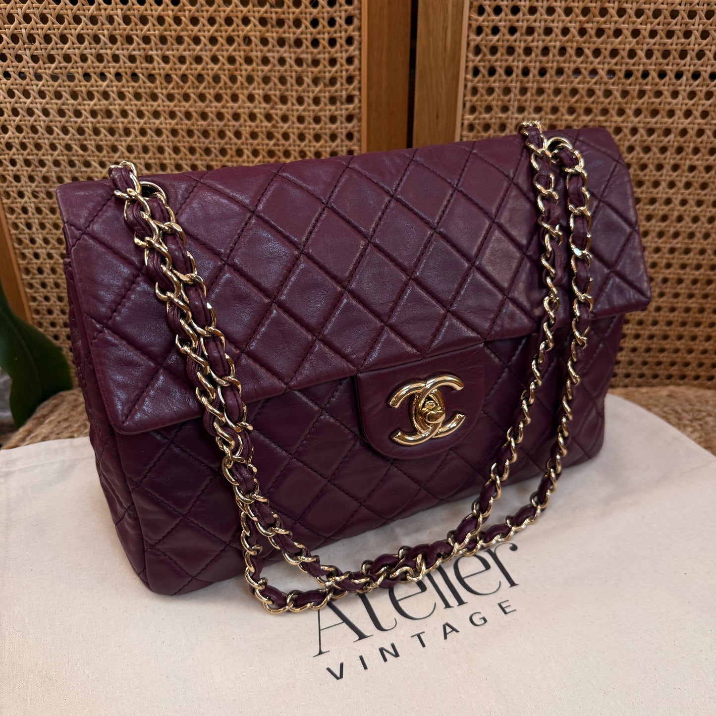 Chanel 2008 Maxi XL Raisin