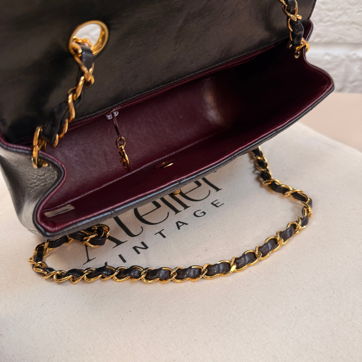 Chanel 1991 Vintage Classic Diana Small