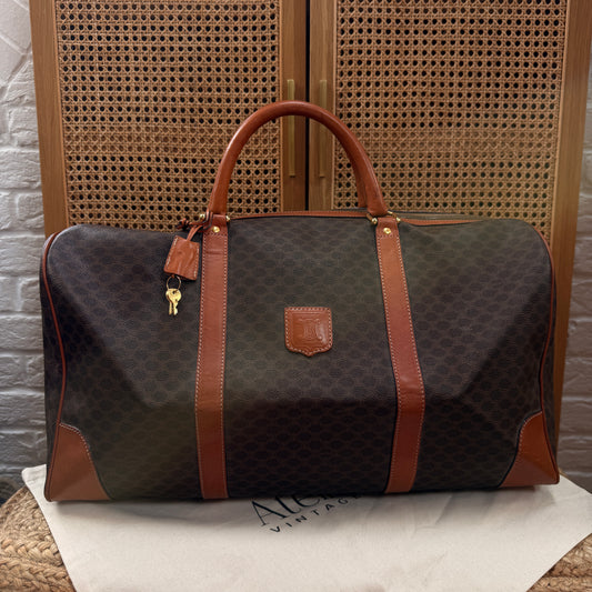 Celine 1990s Macadam Travel Bag