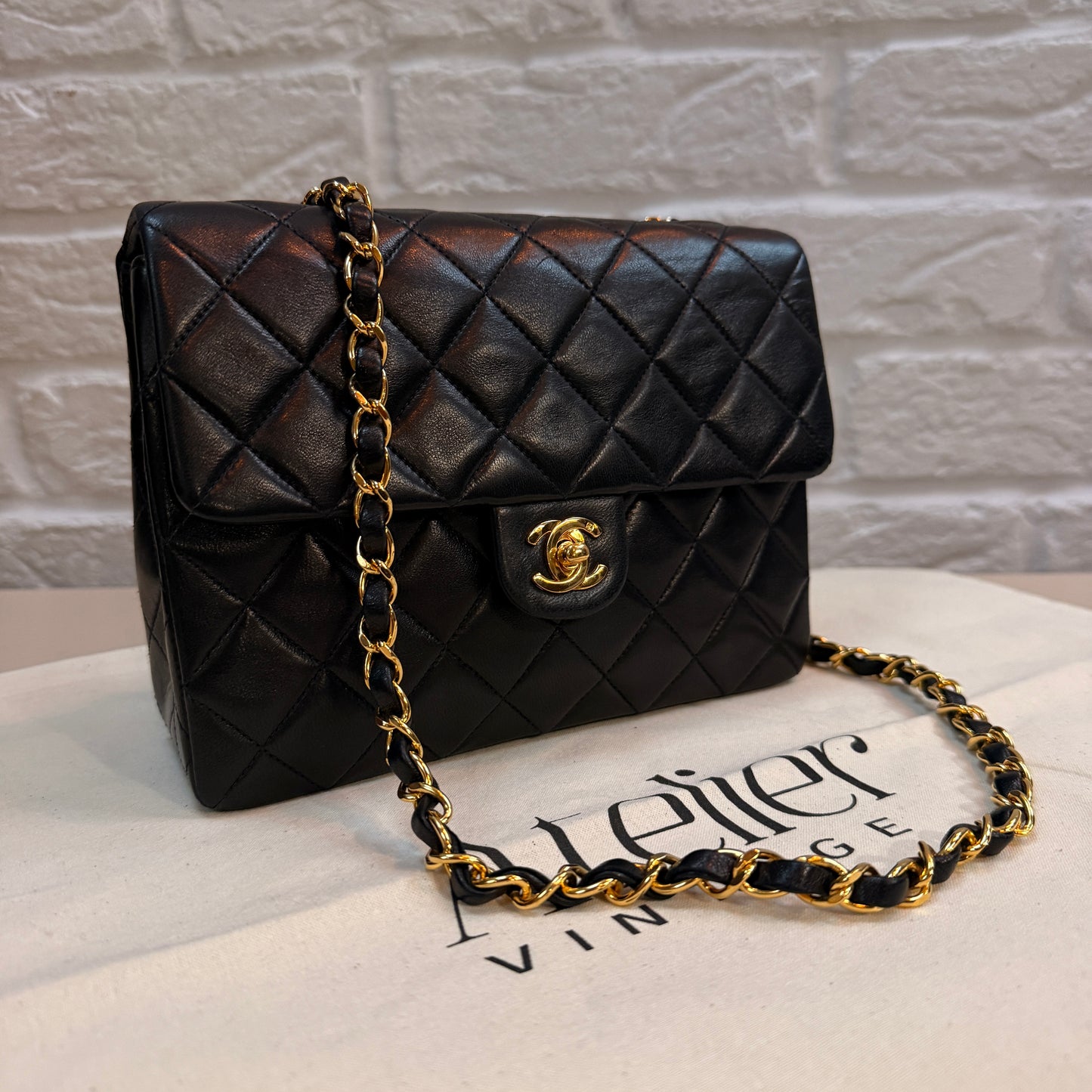 Chanel 1991 Classic Square Single Flap Medium
