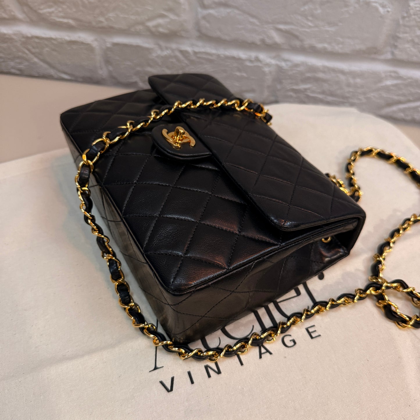 Chanel 1991 Classic Square Single Flap Medium