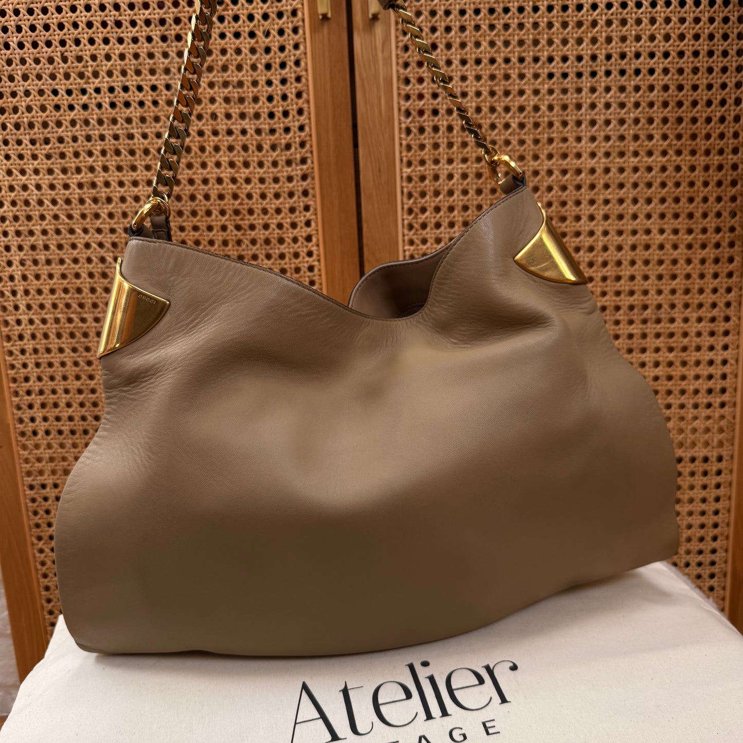Gucci 1970 Tassel Hobo Tote