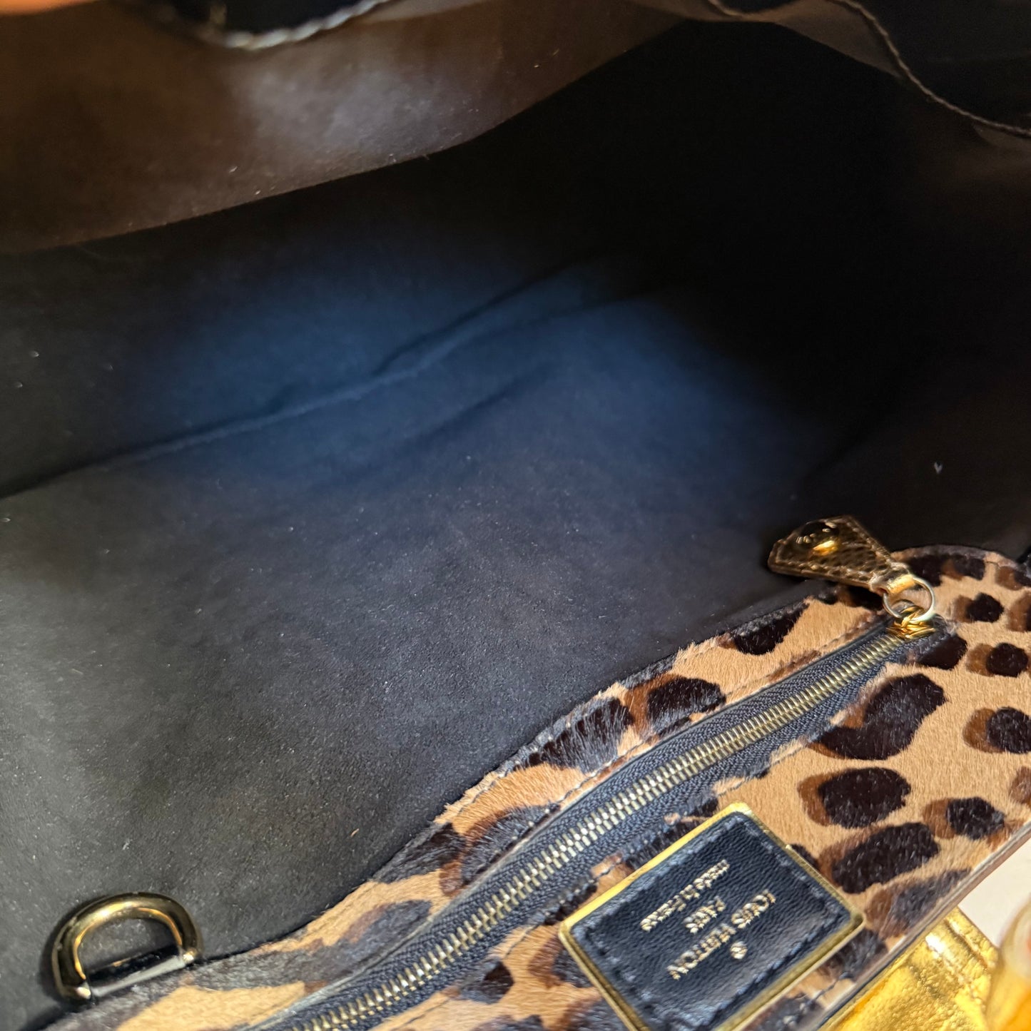 Louis Vuitton 2006 Super rare & immaculate Stephen Sprouse Polly on monogram & Leopard pony hair