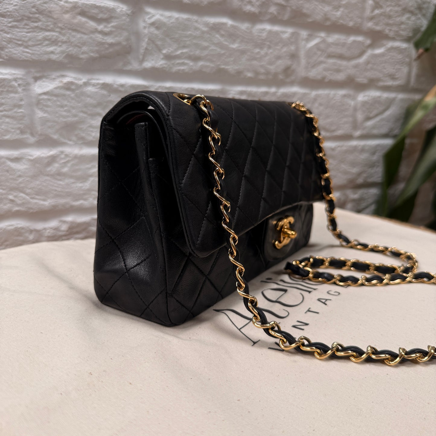 Chanel 1989 Black Classic Double Flap Small