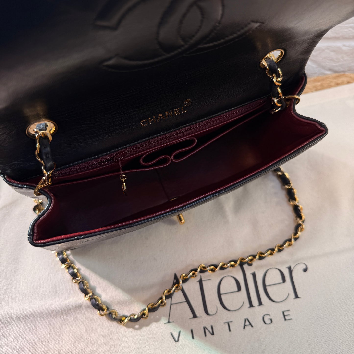 Chanel 1989 Classic Medium Rectangle Full Flap