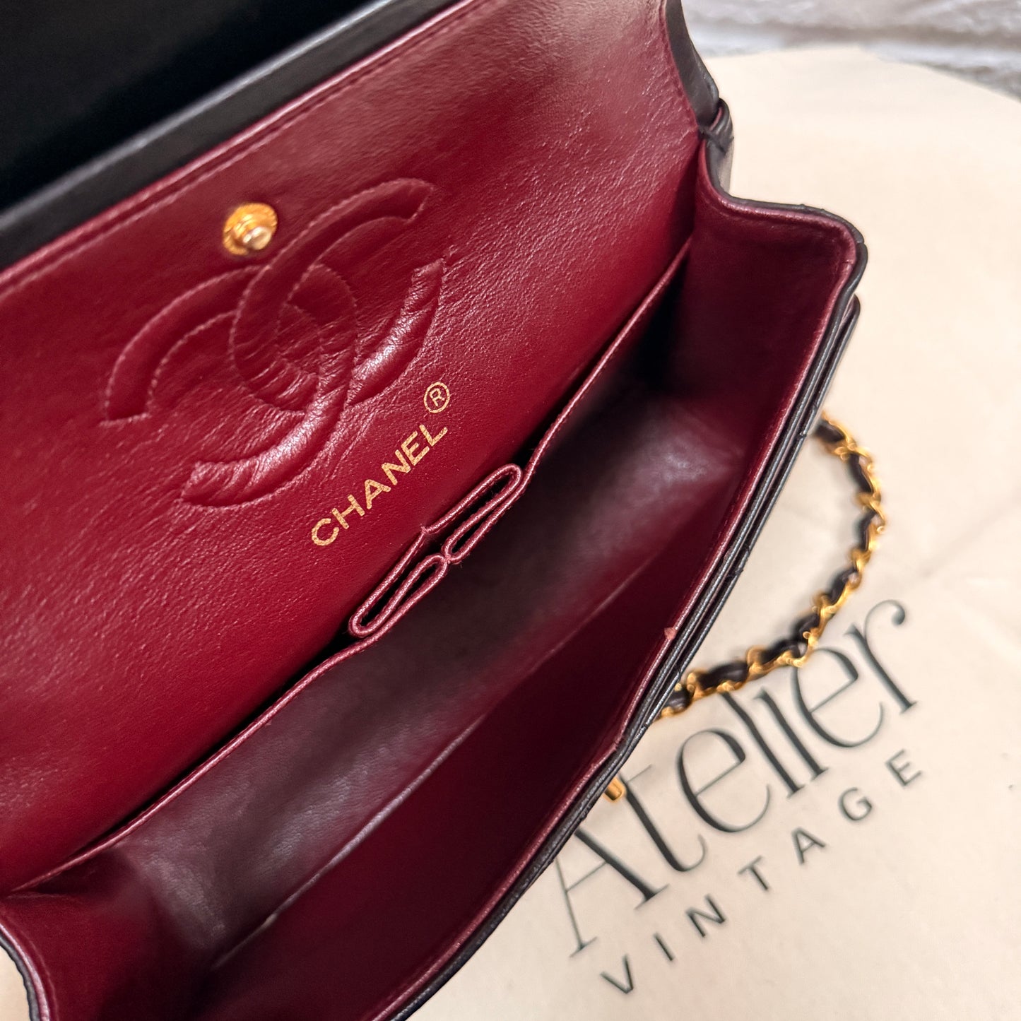 Chanel 1994 Black Classic Double Flap Small