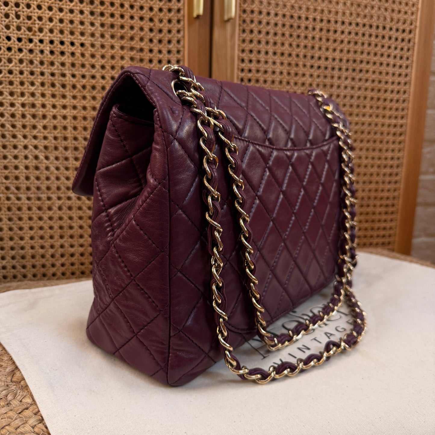 Chanel 2008 Maxi XL Raisin