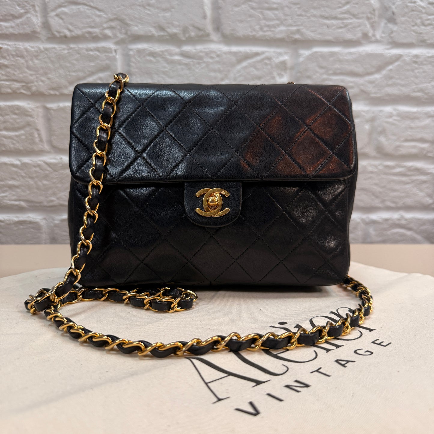 Chanel 1991 Classic Square Single Flap Medium