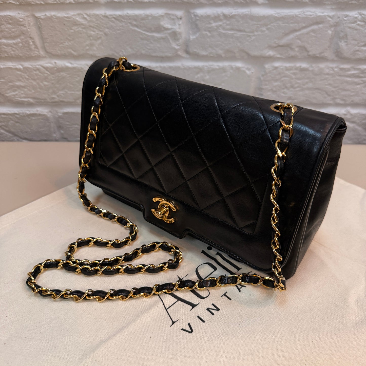 Chanel 1989 Classic Medium Rectangle square Flap