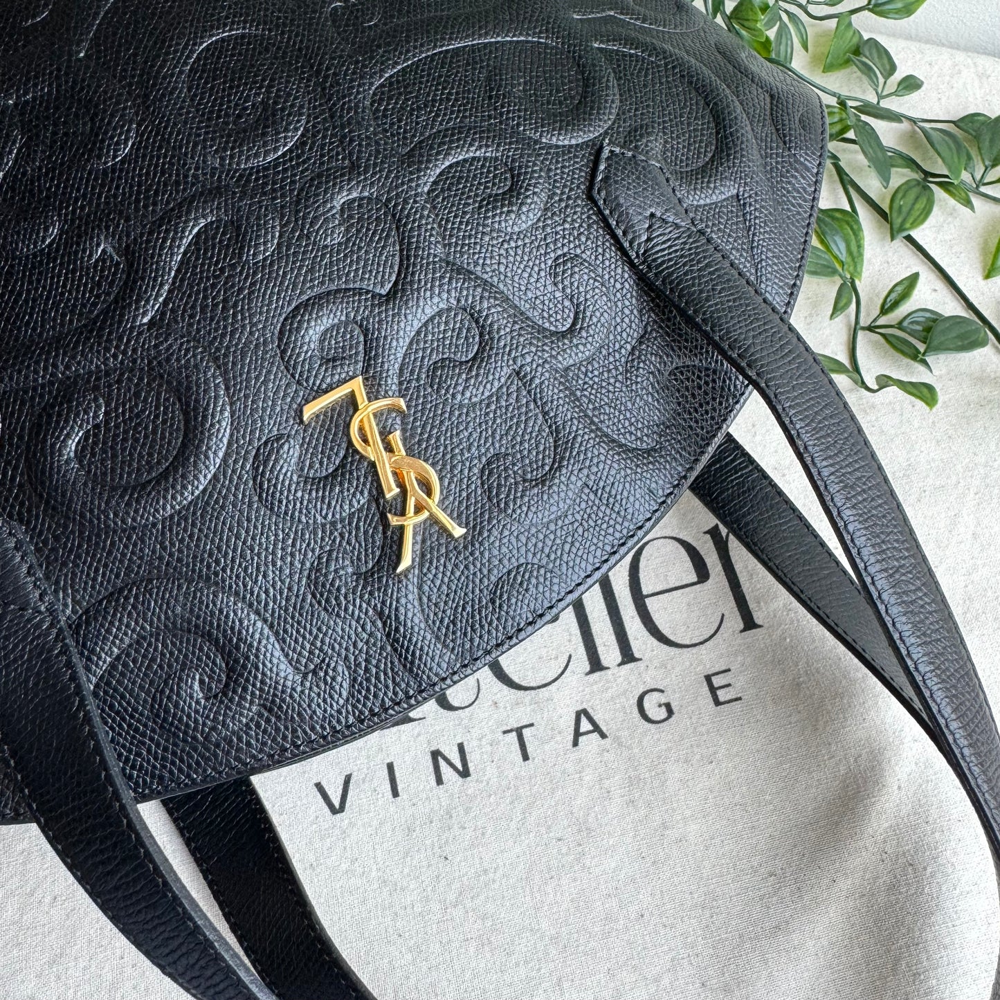 Saint Laurent 1980s Arabesque Tote