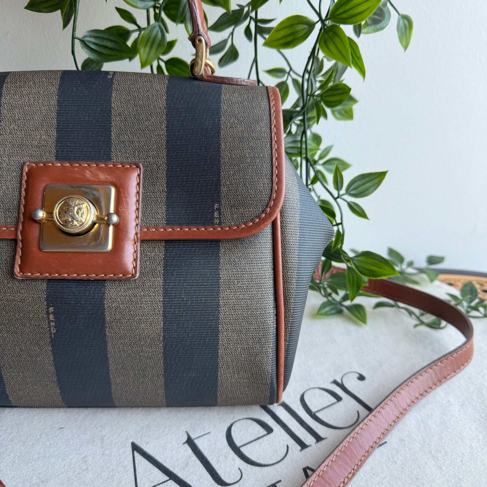 Fendi 2 top way bag