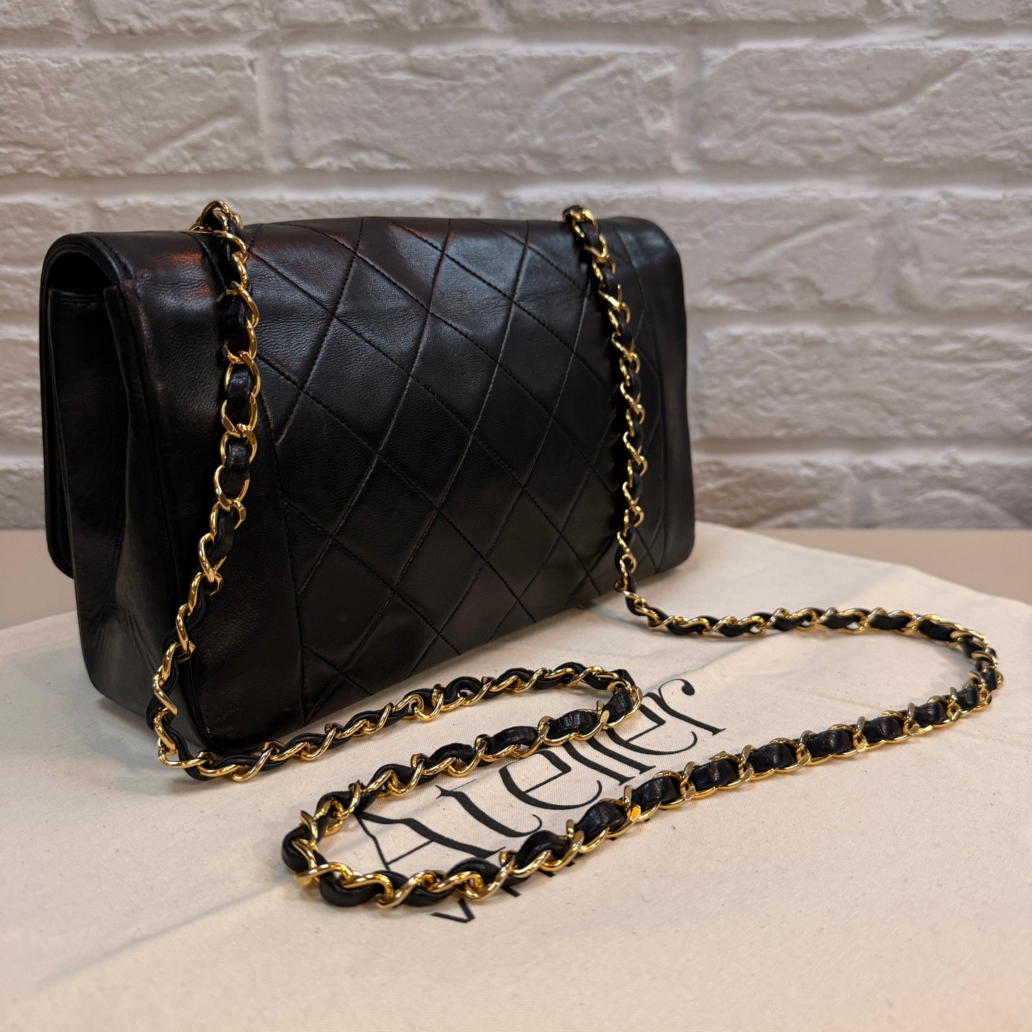 Chanel 1989 Classic Medium Rectangle square Flap