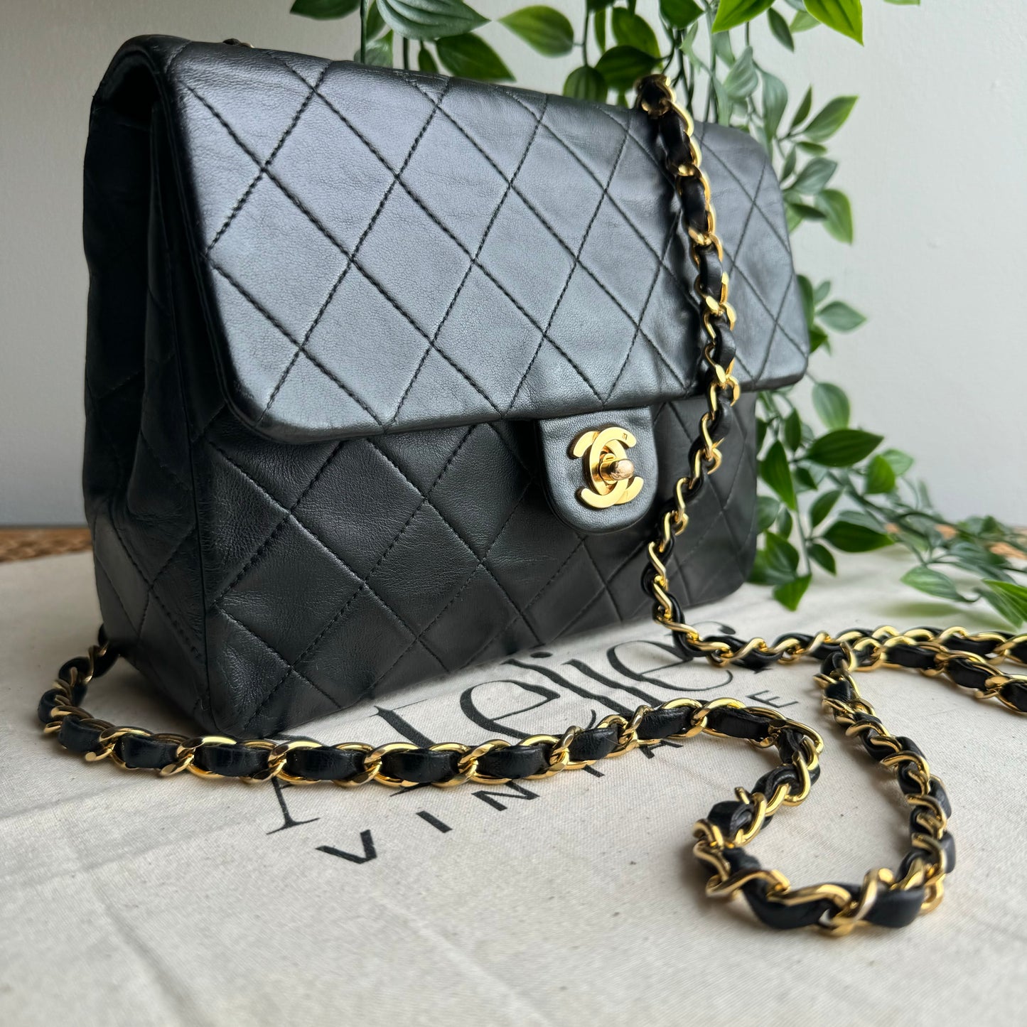 Chanel 1991 Classic Square Single Flap Medium