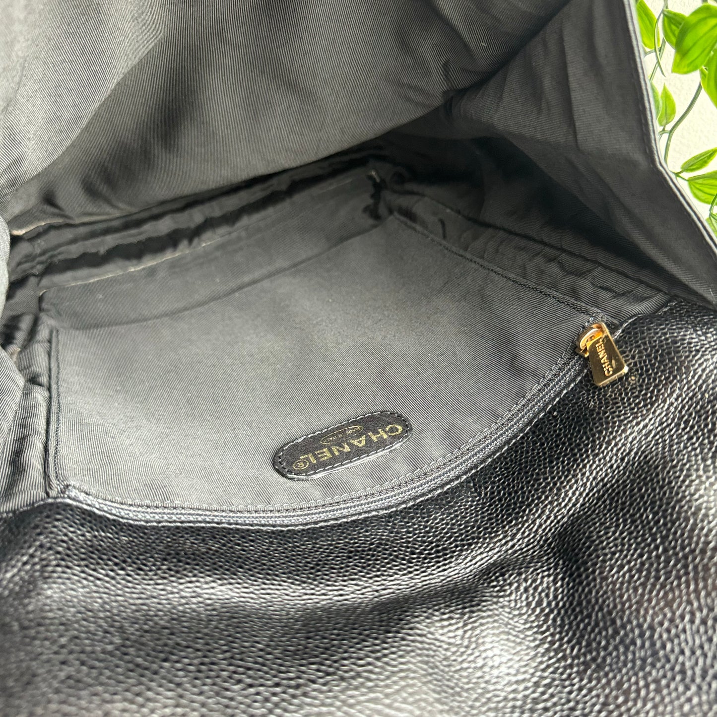 Chanel 2000 CC Quilted Caviar Back Pack