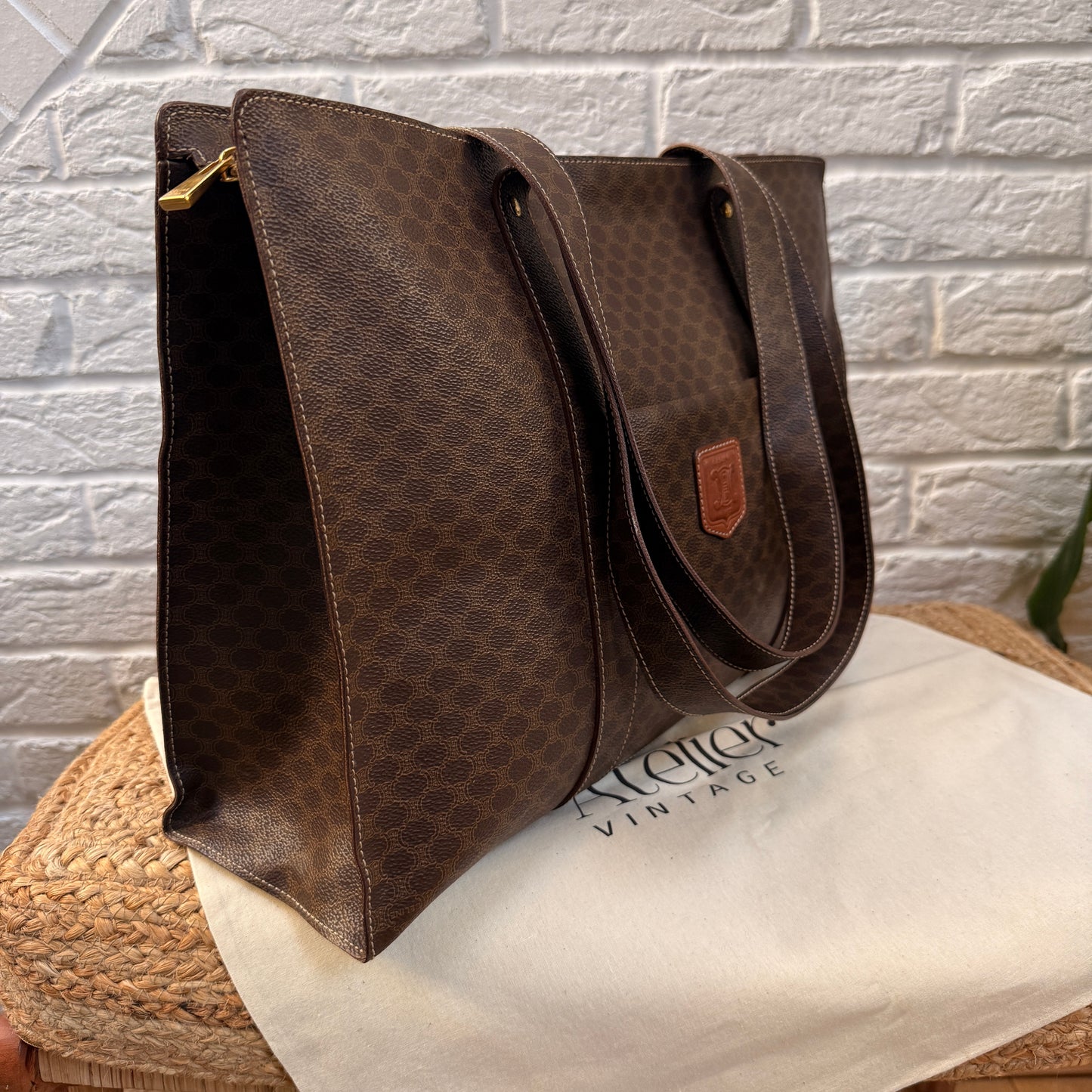 Celine Macadam Full Zip Tote Bag