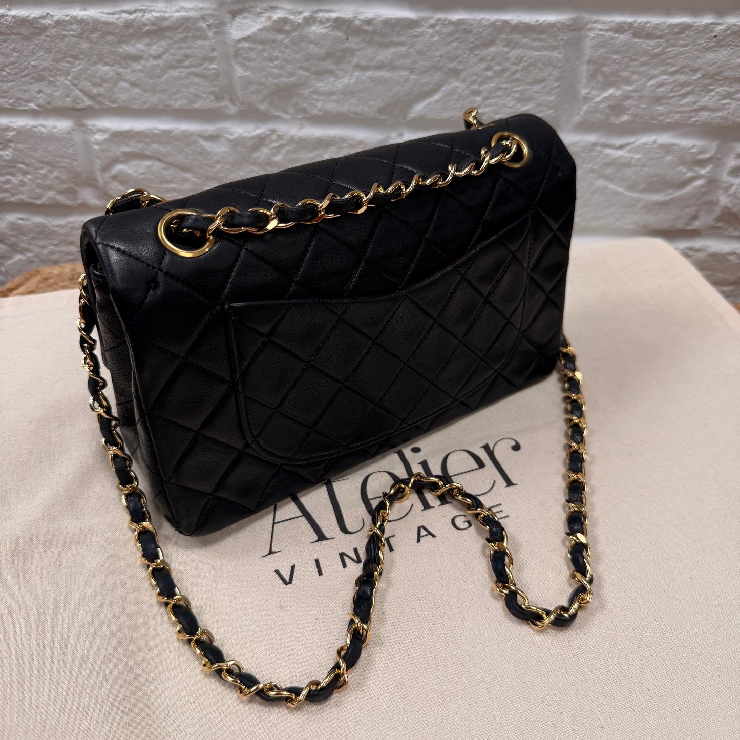 Chanel 1989 Black Classic Double Flap Small