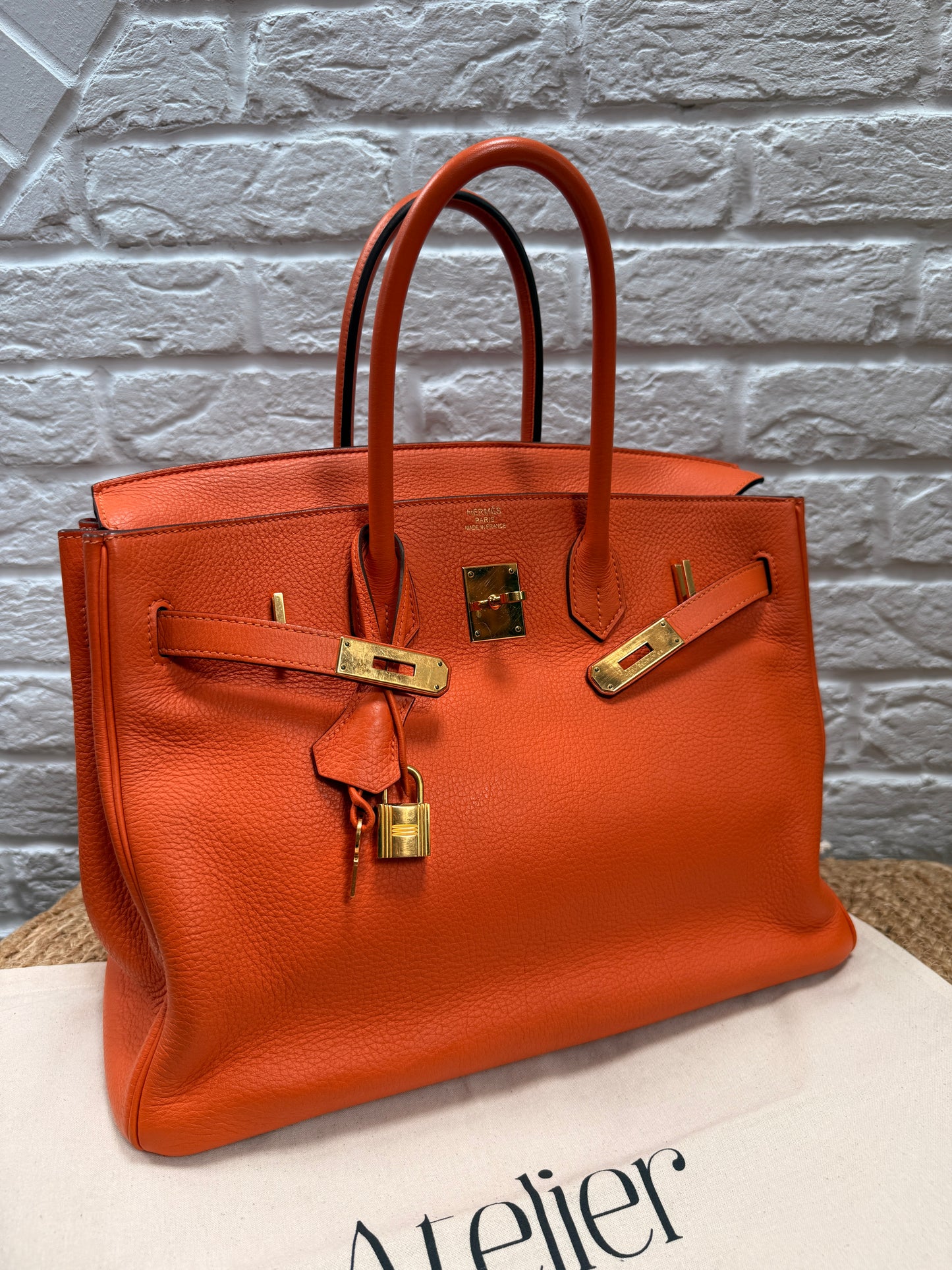Hermes Birkin 35 Clemence Leather 2011