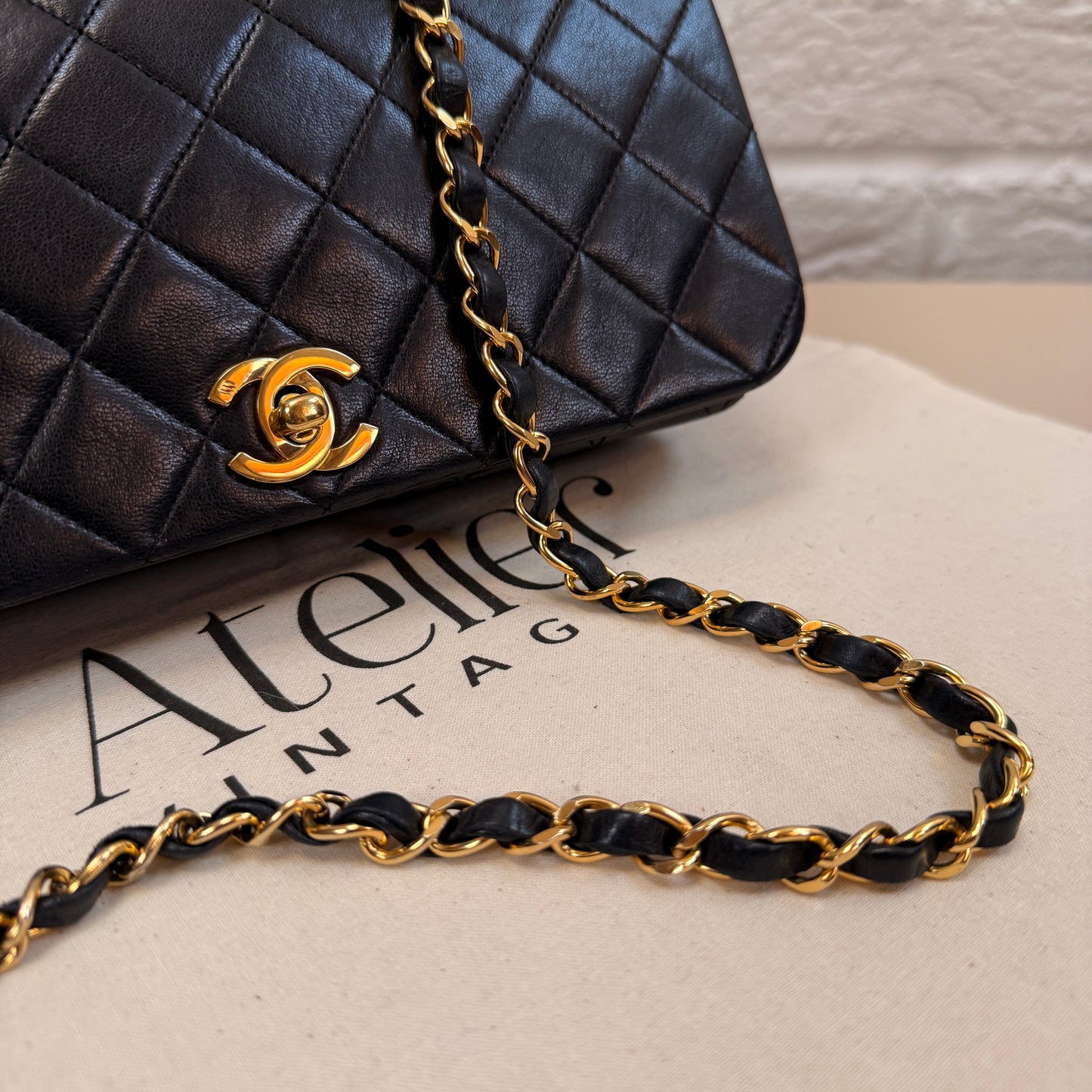 Chanel 1989 Classic Medium Rectangle Full Flap