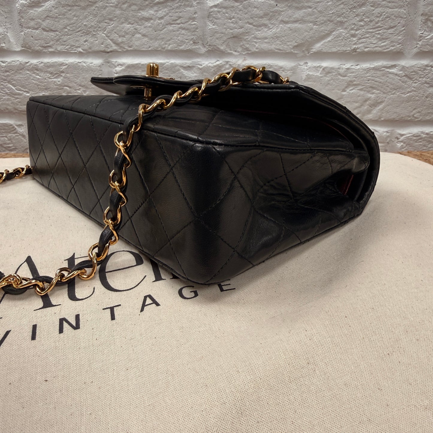 Chanel 1989 Black Classic Double Flap Small