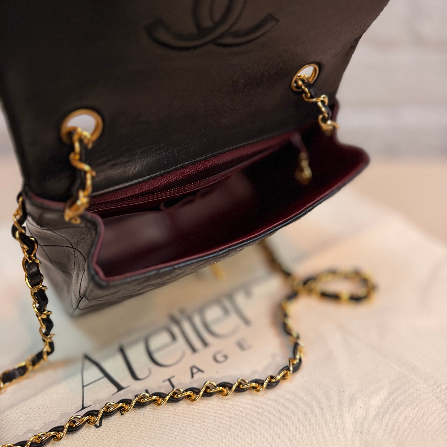 Chanel 1991 Classic Square Single Flap Medium