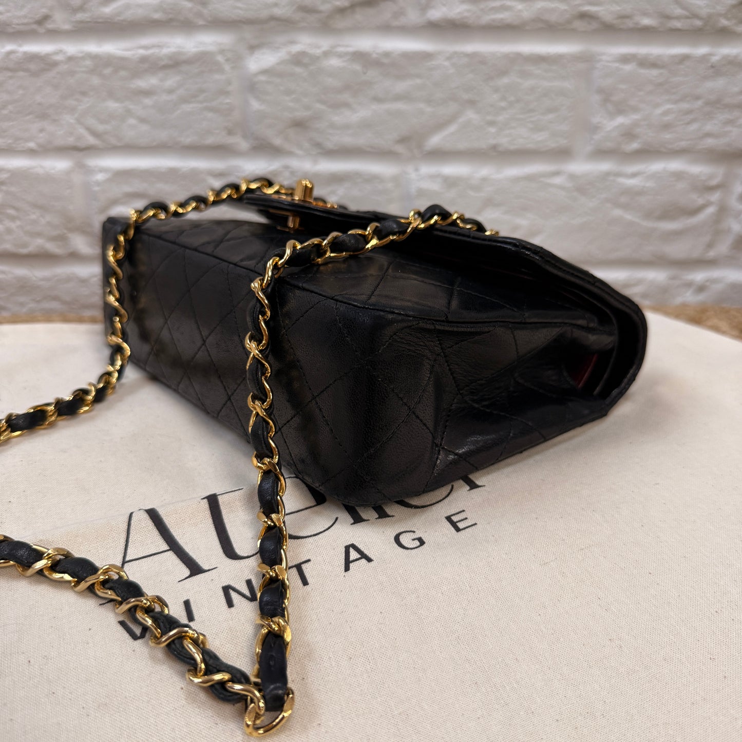 Chanel 1986 Black Classic Double Flap Small