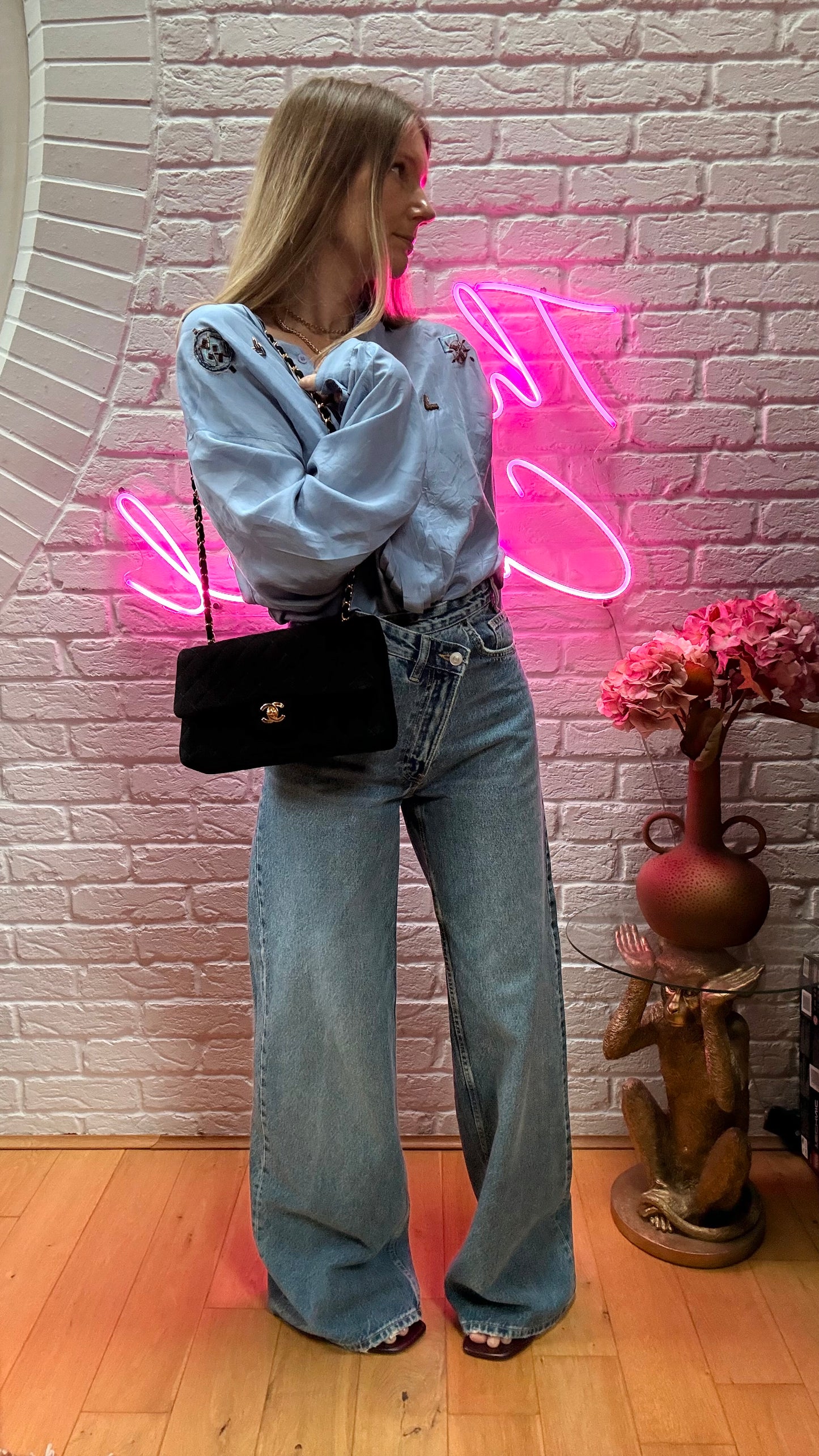 Chanel 2006 Ultra Rare Classic Double Flap Medium in Black Suede