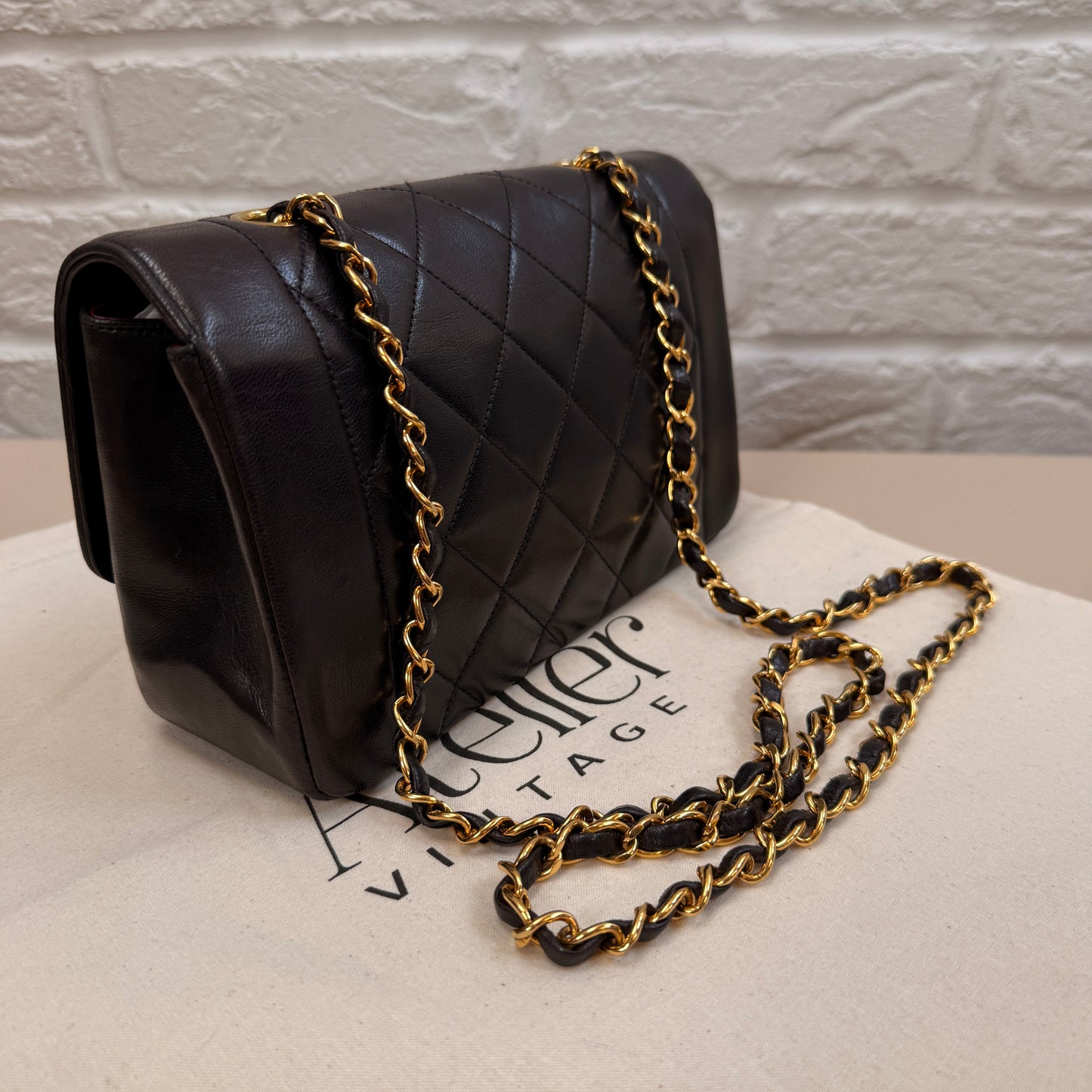 Chanel 1991 Vintage Classic Diana Small